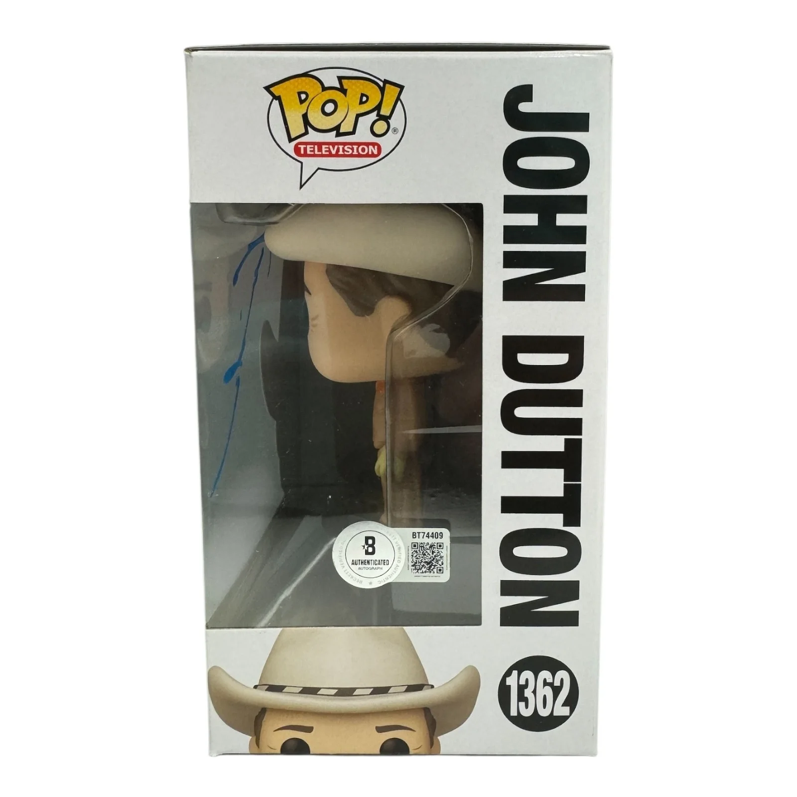 KEVIN COSTNER — KEVIN COSTNER SIGNED AUTOGRAPH YELLOWSTONE FUNKO POP 1362 BECKETT JOHN DUTTON, изображение 2