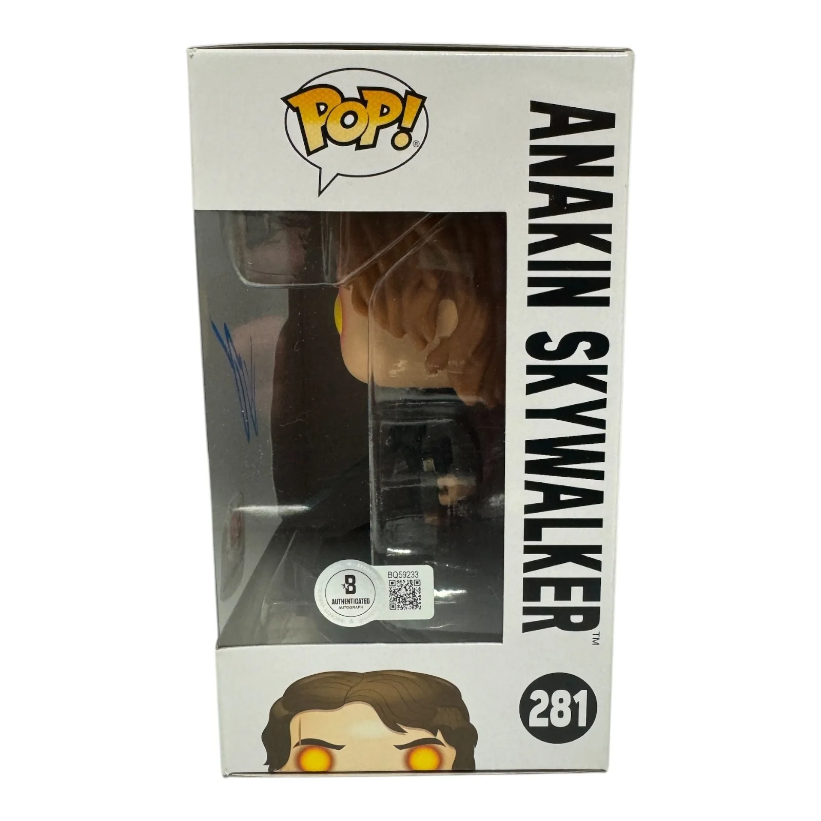 Hayden Christensen — Hayden Christensen Signed Autograph Funko Pop Star Wars 281 Beckett BAS Anakin, изображение 2