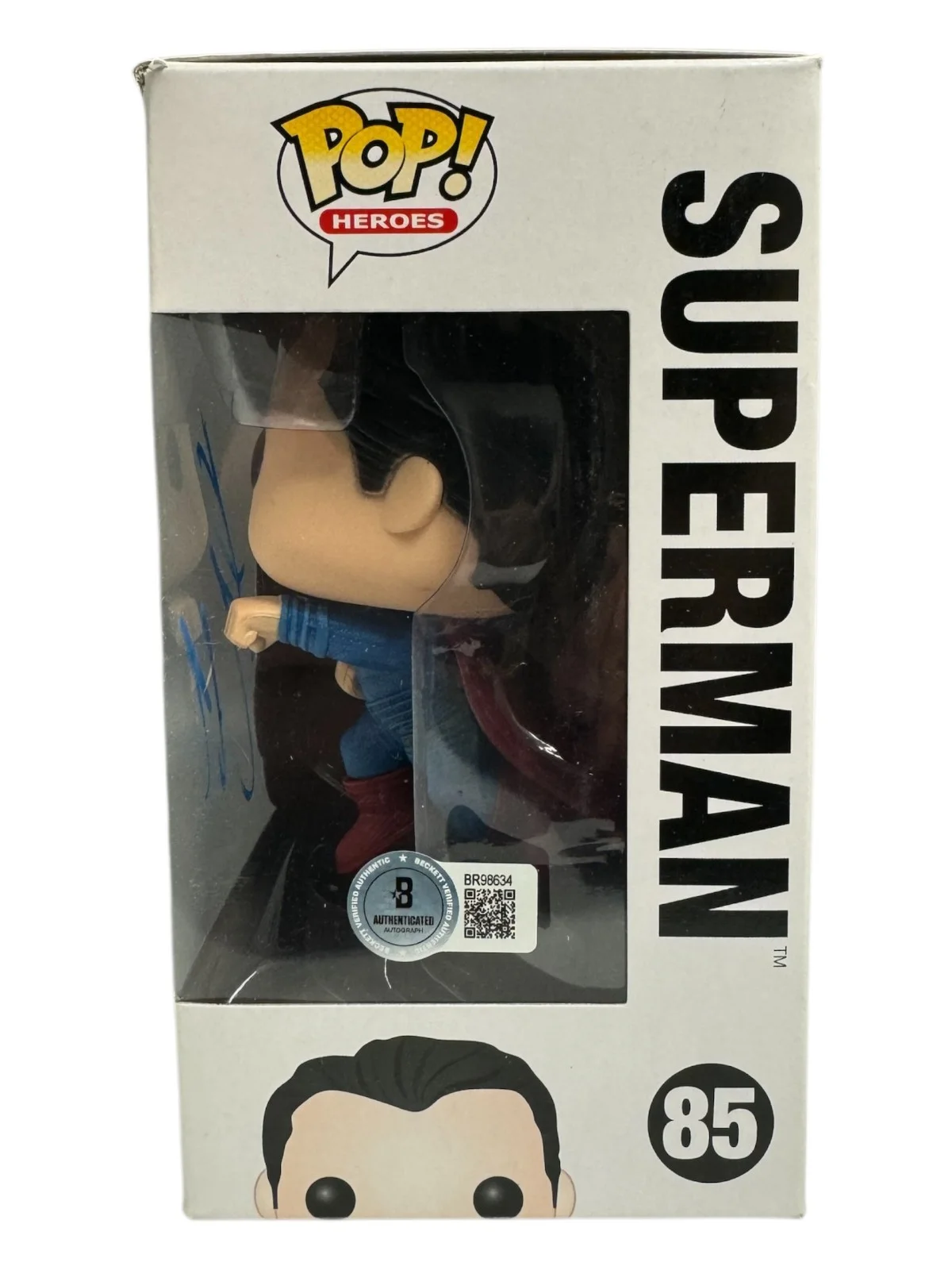 Henry Cavill — Henry Cavill Signed Autograph Batman V Superman Funko Pop 85 Beckett BAS, image 2