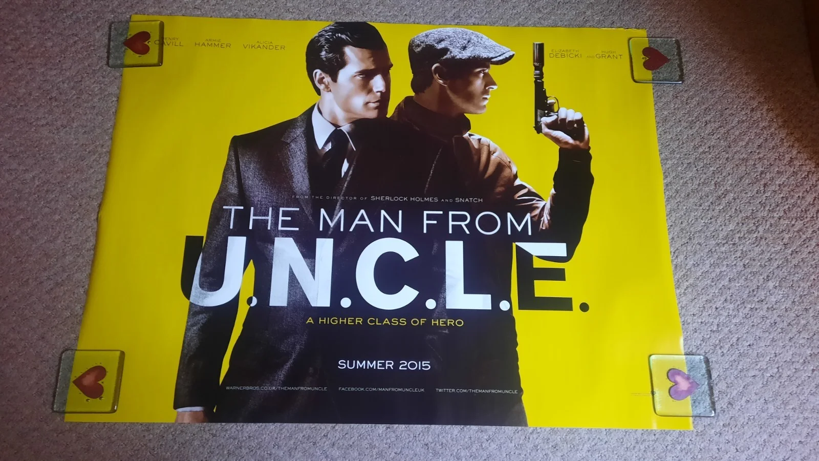 The Man From Uncle Original Quad Poster 30x40 Inches, image 3