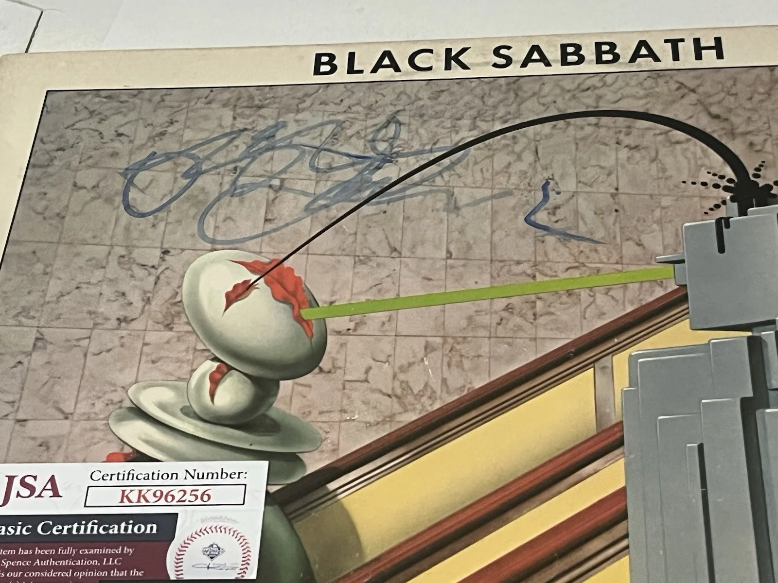Black Sabbath Signed Ozzy Osbourne Technical Ecstasy Lp 2X’s JSA #KK96256 Card!, image 2
