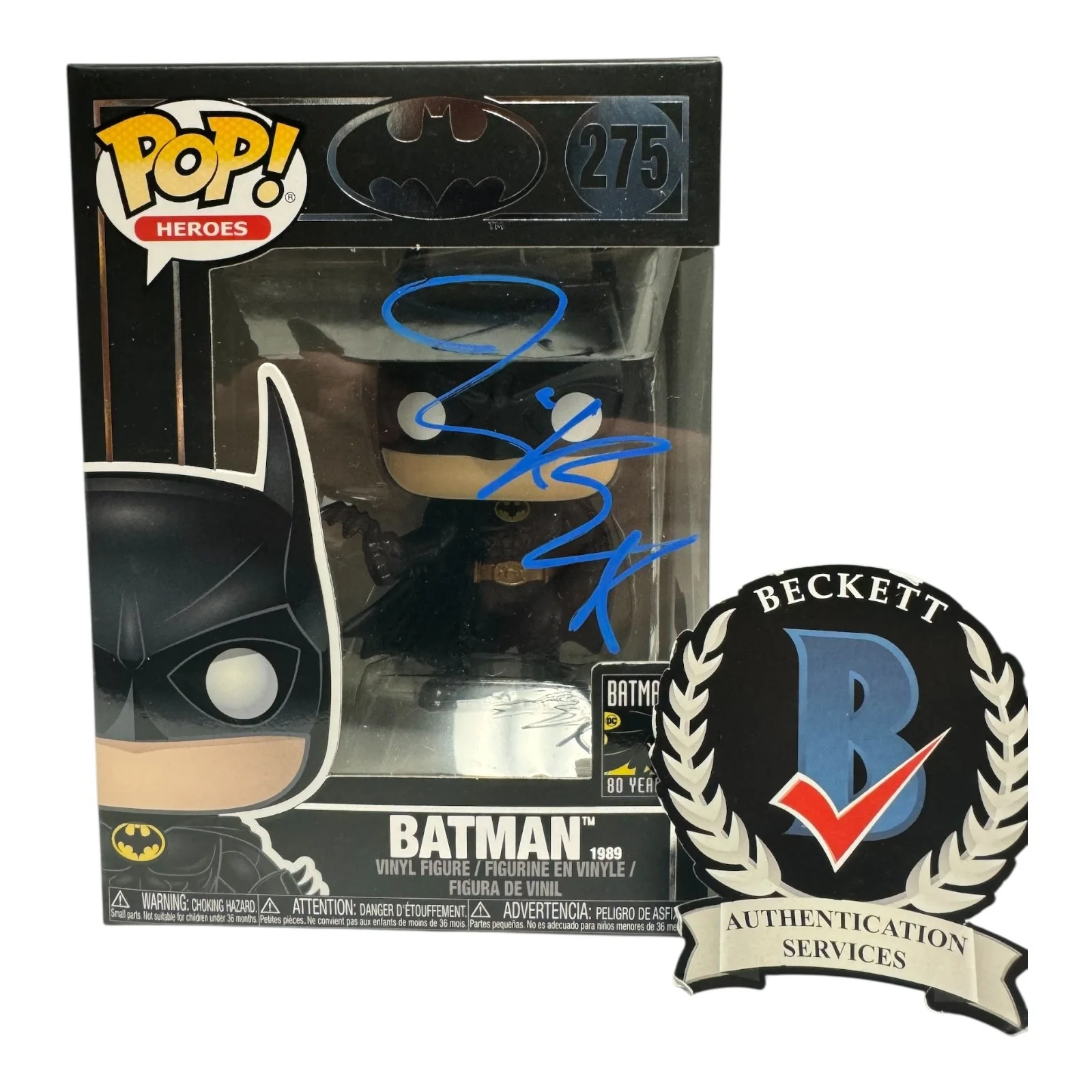 Tim Burton — Tim Burton Signed Autograph Batman Funko Pop 275 Beckett BAS