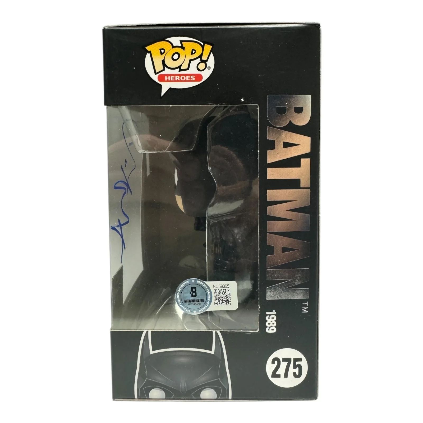 Tim Burton — Tim Burton Signed Autograph Batman Funko Pop 275 Beckett BAS, изображение 2