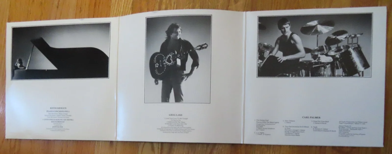 KEITH EMERSON (ELP) EMERSON LAKE PALMER signed "Works" 1977 Record / Album COA, image 2