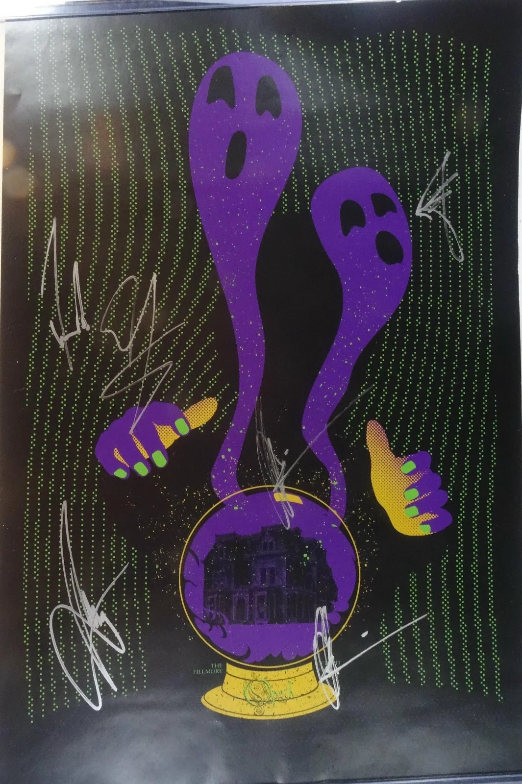 SIGNED OPETH AUTOGRAPHED POSTER CERTIFIED AUTHENTIC JSA COA # CD69530, image 2