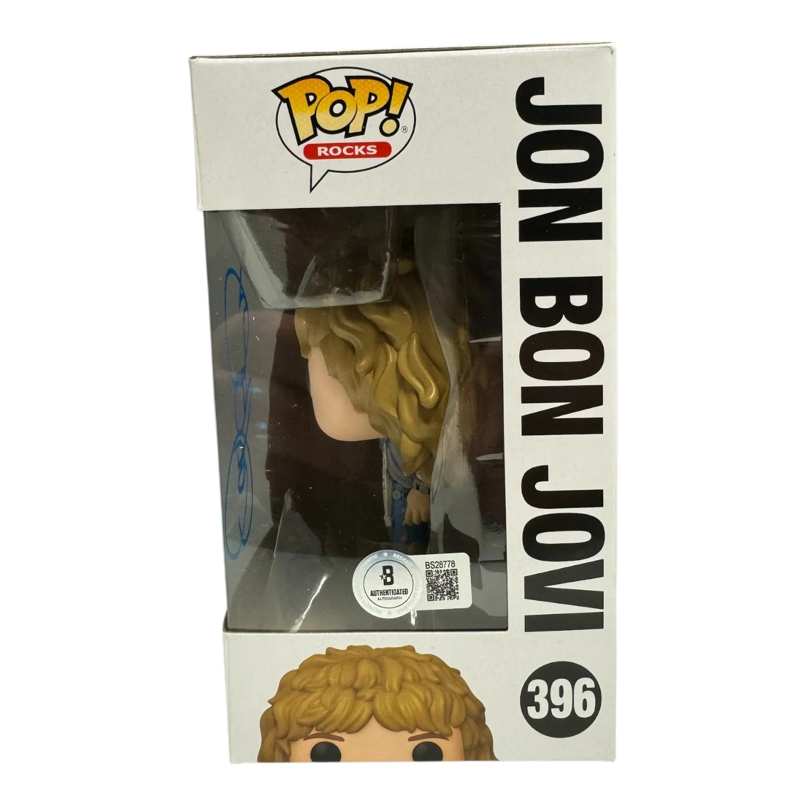 Jon Bon Jovi Signed Autograph Bon Jovi Funko Pop 396 Beckett BAS, image 2
