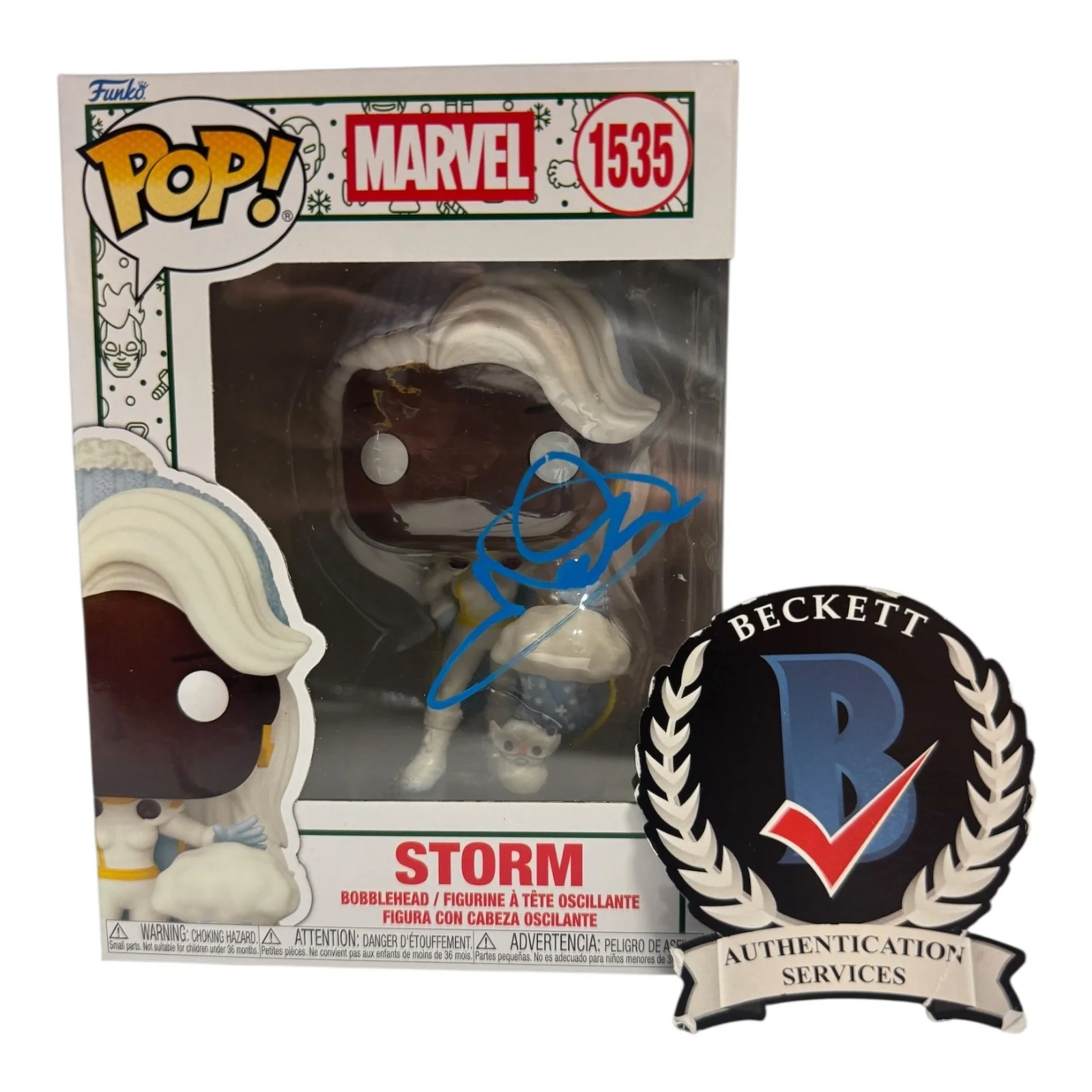 HALLE BERRY — HALLE BERRY SIGNED AUTOGRAPH FUNKO POP 1535 X-MEN BECKETT BAS STORM