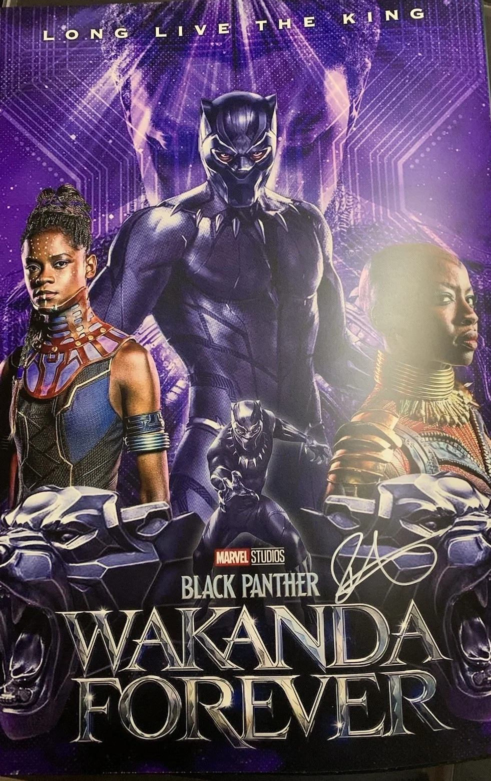 Ryan Coogler — Black Panther Wakana Forever Autographed Ryan Coogler 12x18 Photograph