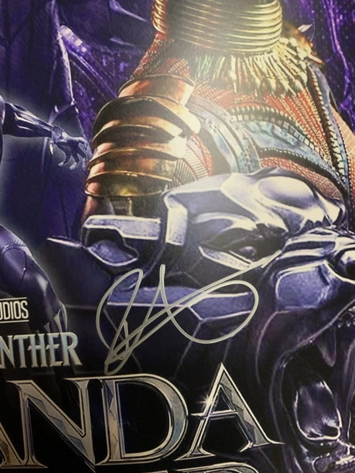 Ryan Coogler — Black Panther Wakana Forever Autographed Ryan Coogler 12x18 Photograph, изображение 2