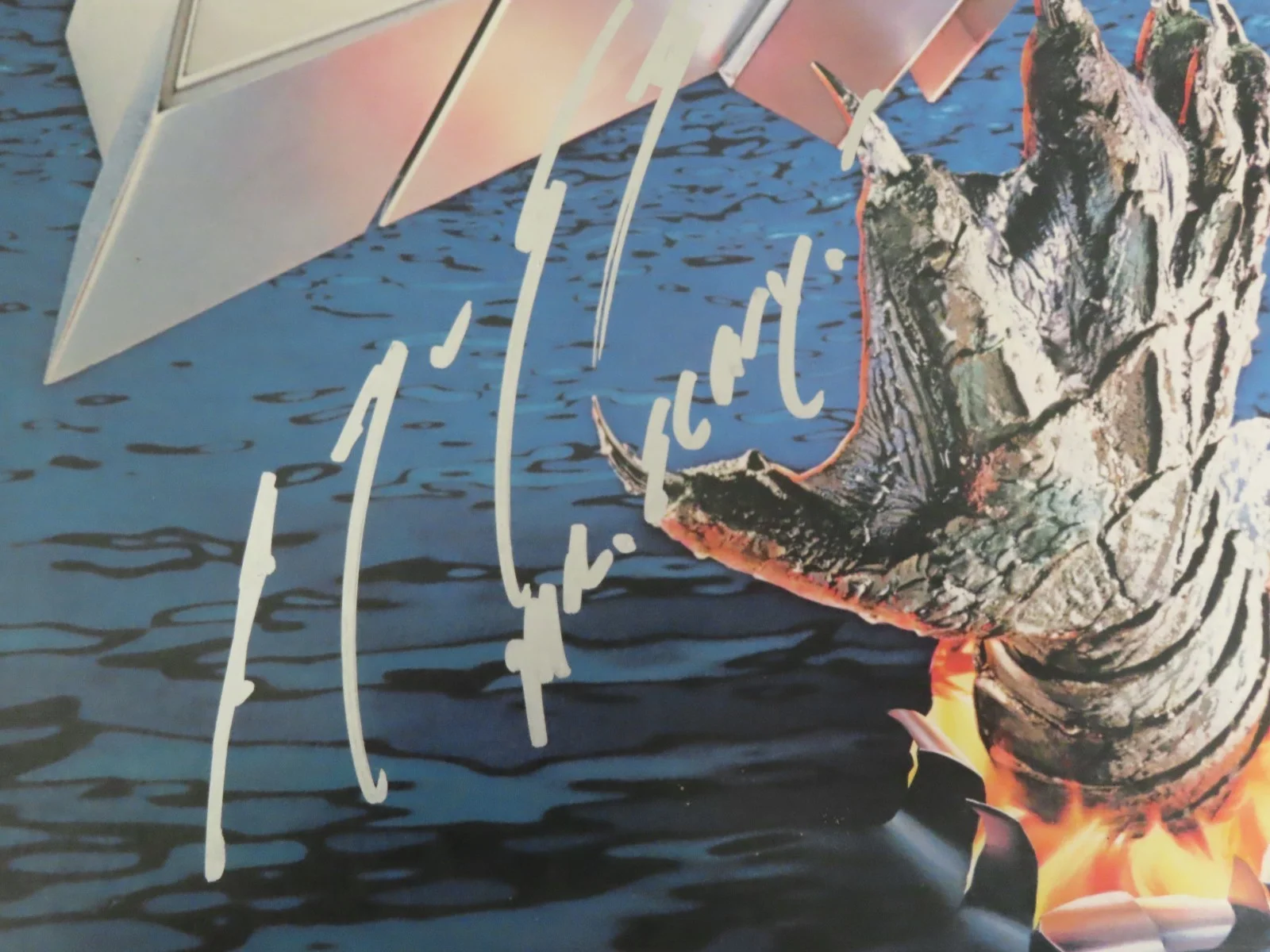 GEORGE "Mr Scary" LYNCH signed DOKKEN's "Tooth and Nail" 1984 Record ALONE AGAIN, image 2
