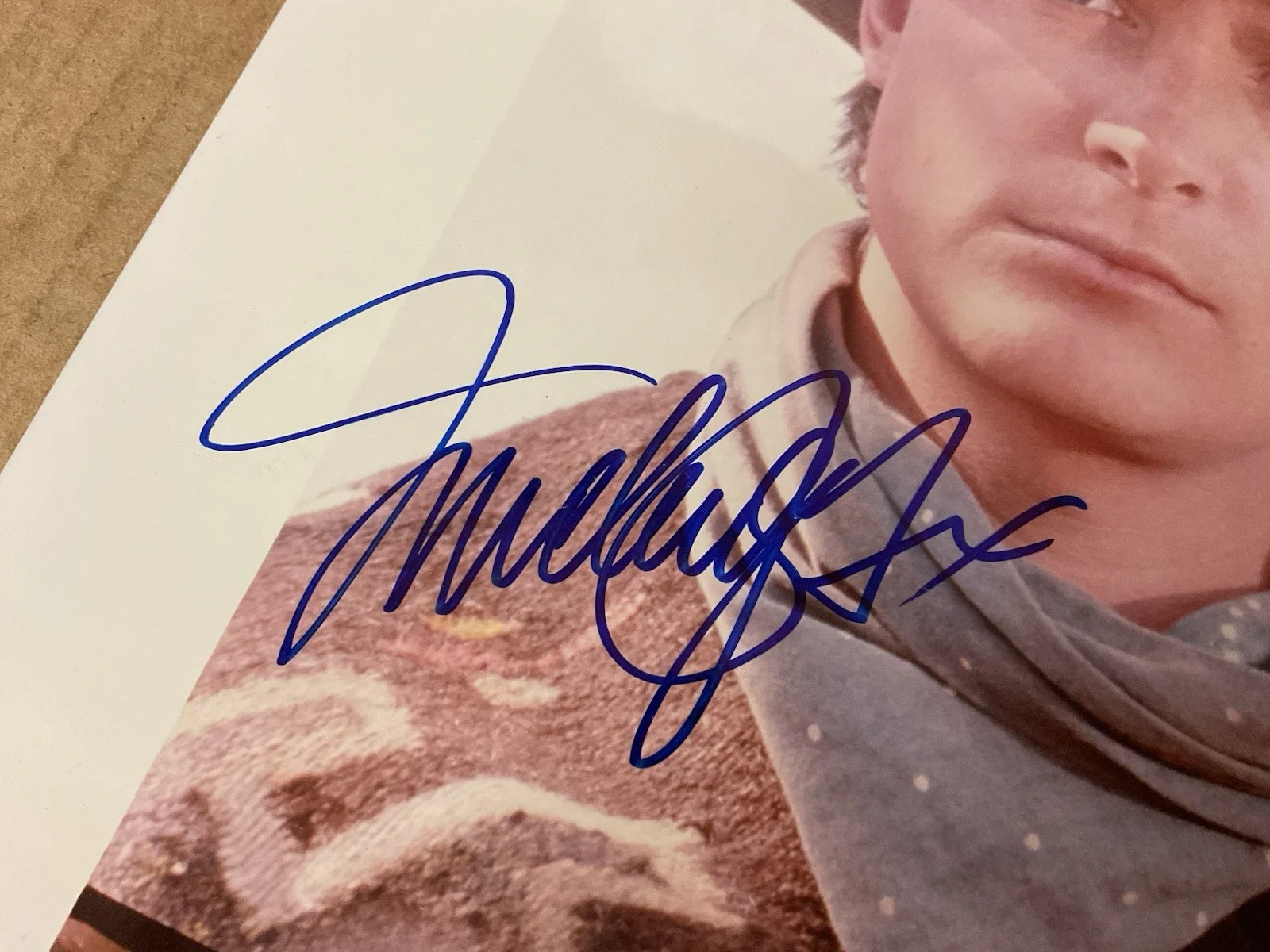 MICHAEL J. FOX AUTOGRAPHED PHOTO; Back to the Future III; Color 8” X 10”; No CoA, изображение 2