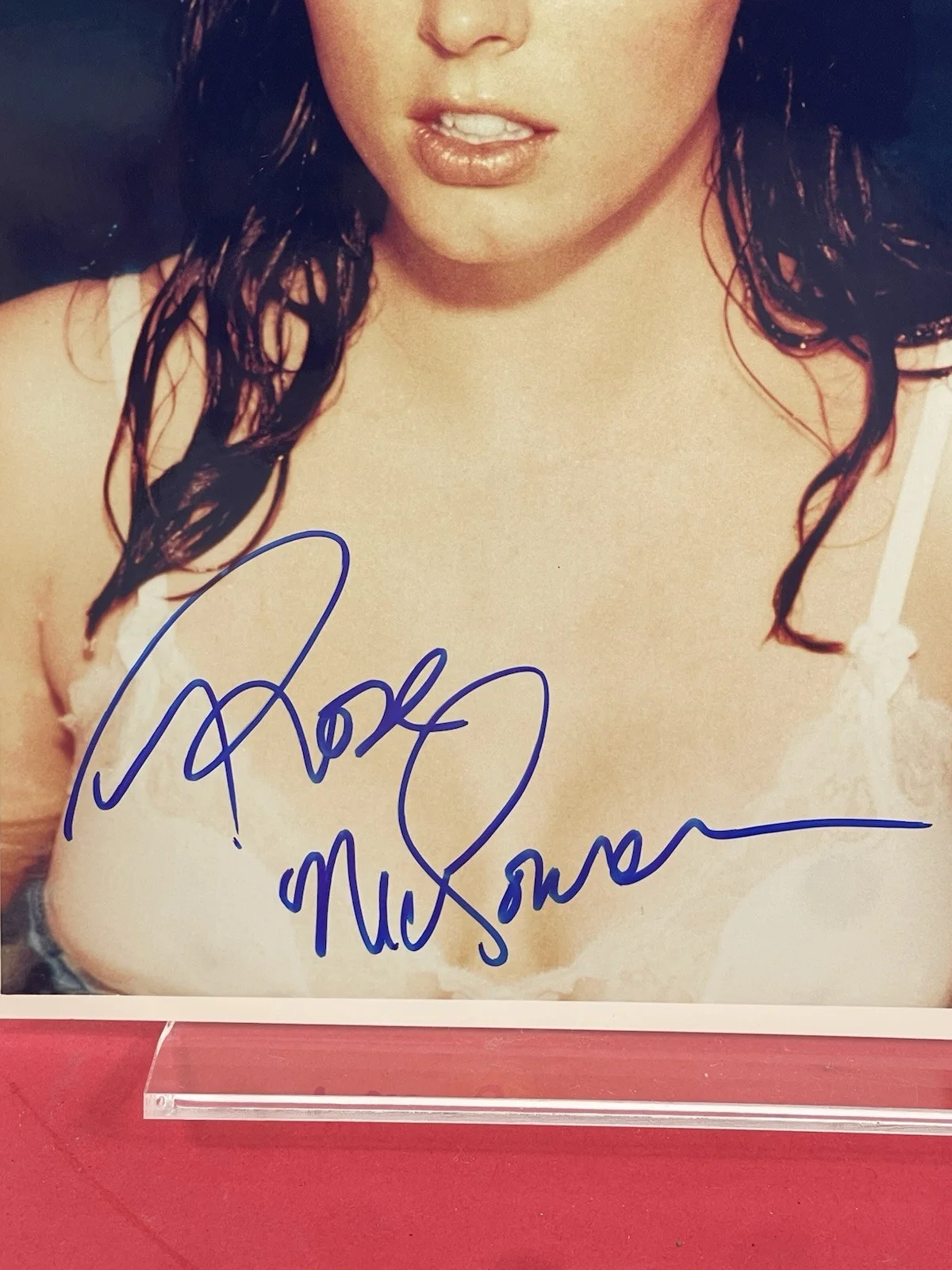 Rose McGowan Hand Signed 8x10 JSA Certified (#2), image 3