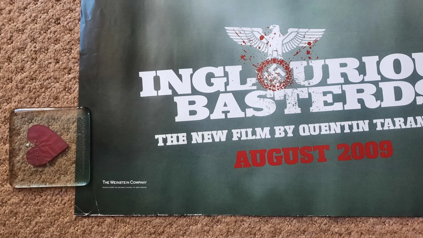 Inglorious Basterds Original Quad Poster Quentin Tarantino, image 2