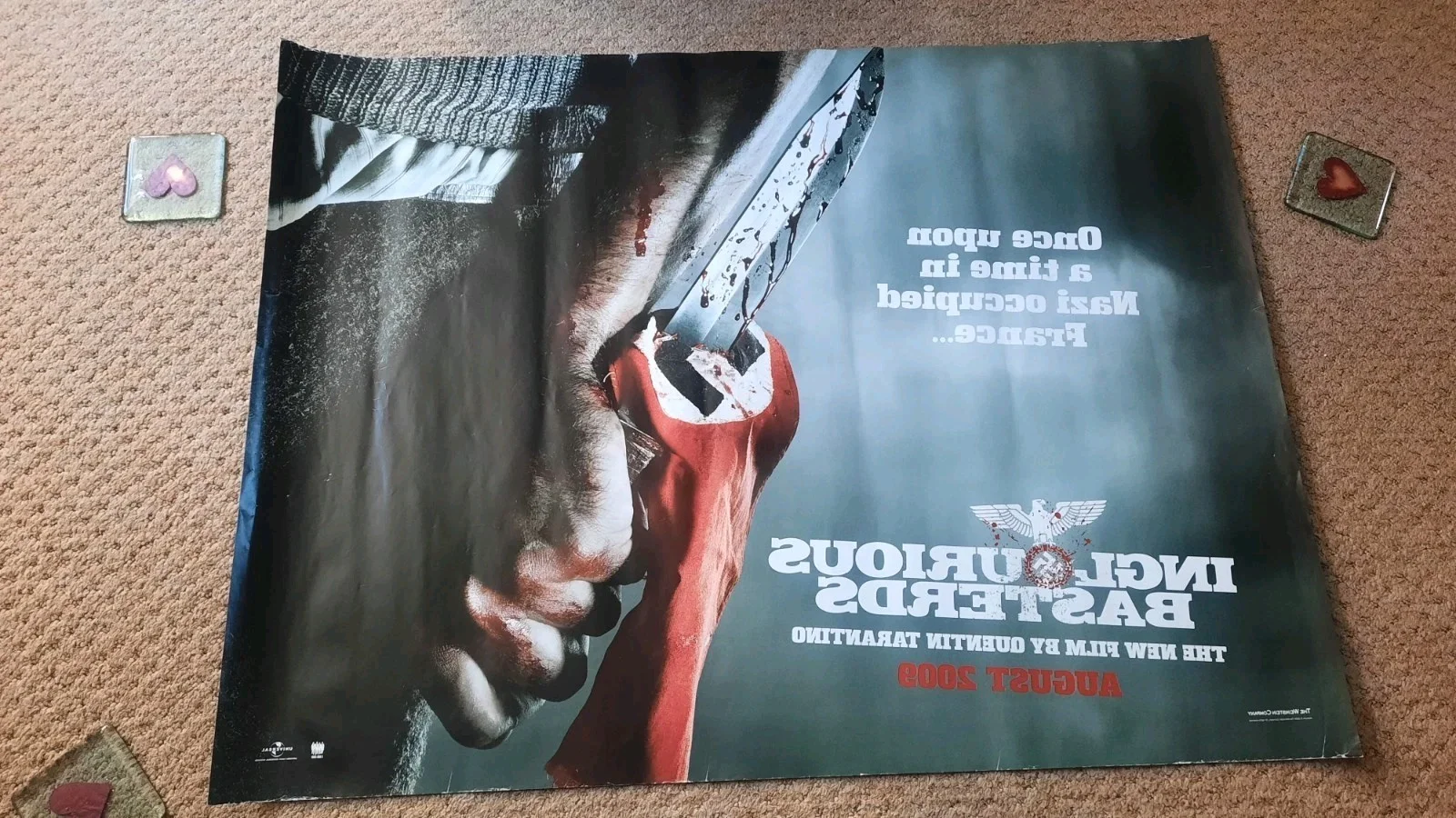 Inglorious Basterds Original Quad Poster Quentin Tarantino, image 4