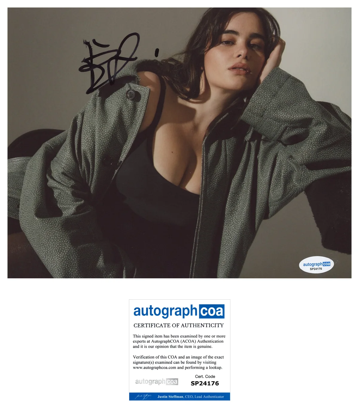 Barbie Ferreira — Barbie Ferreira Signed Autographed EUPHORIA 'Kat Hernandez' 8x10 Photo ACOA B