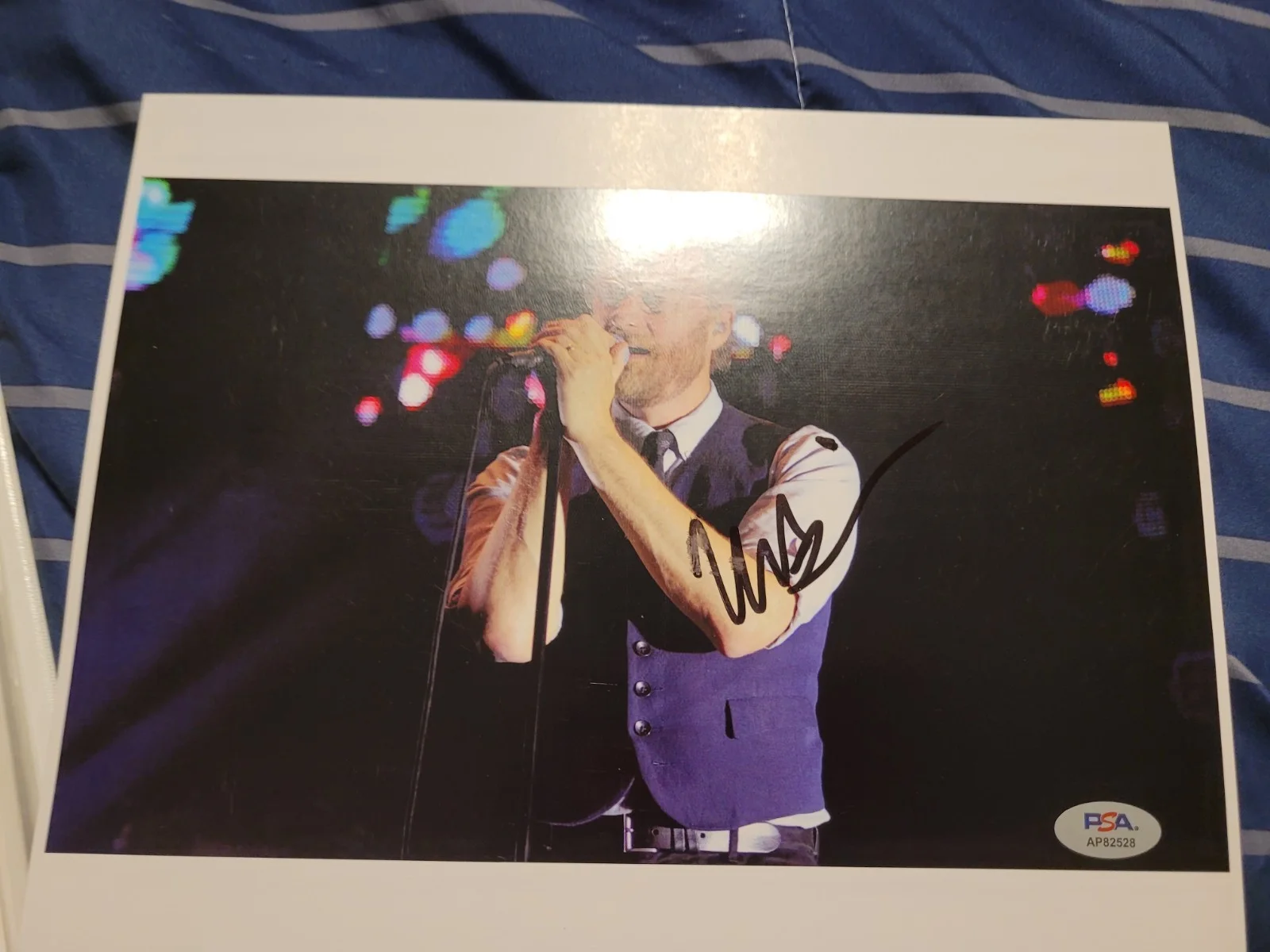 Matt Berninger The National Band Signed autograph 8x10 PSA COA, image 3