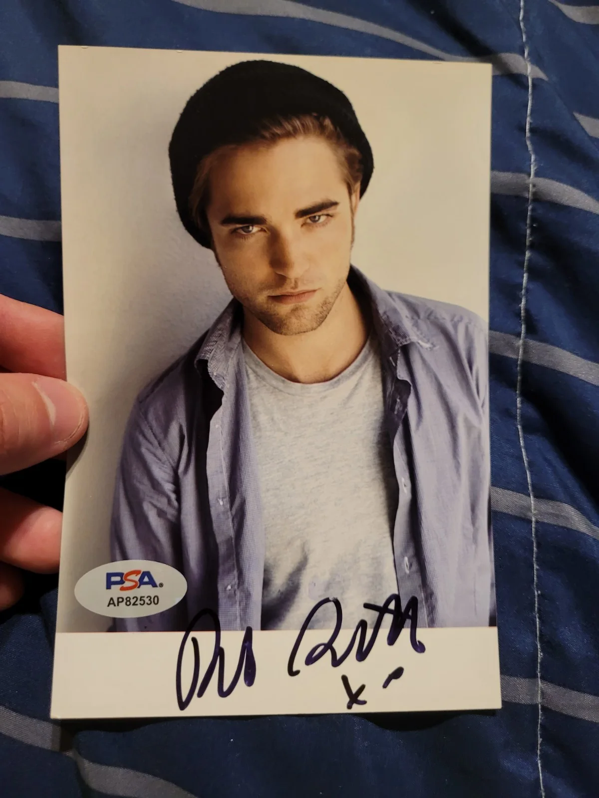 robert pattinson — Robert Pattinson Signed Autograph 4x6 PSA COA Full Signature! Batman Twilight, изображение 3
