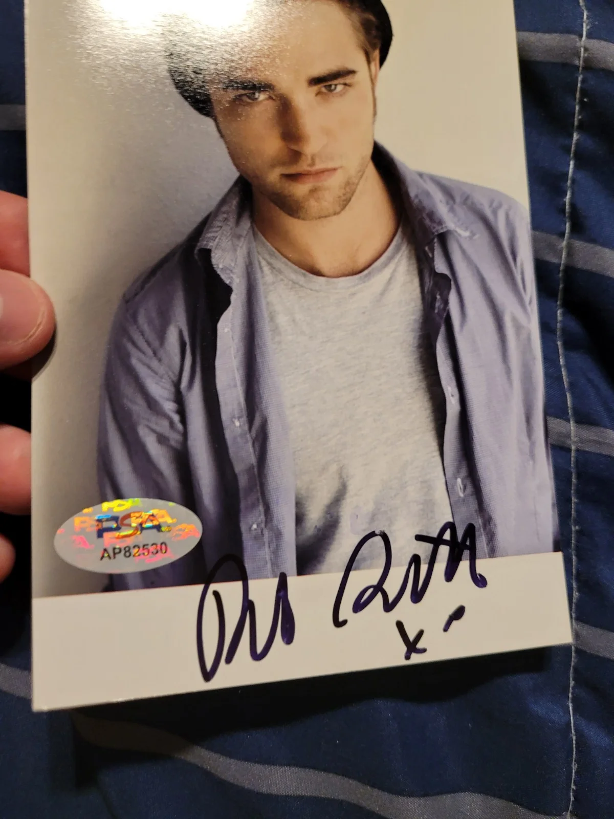 robert pattinson — Robert Pattinson Signed Autograph 4x6 PSA COA Full Signature! Batman Twilight, изображение 4