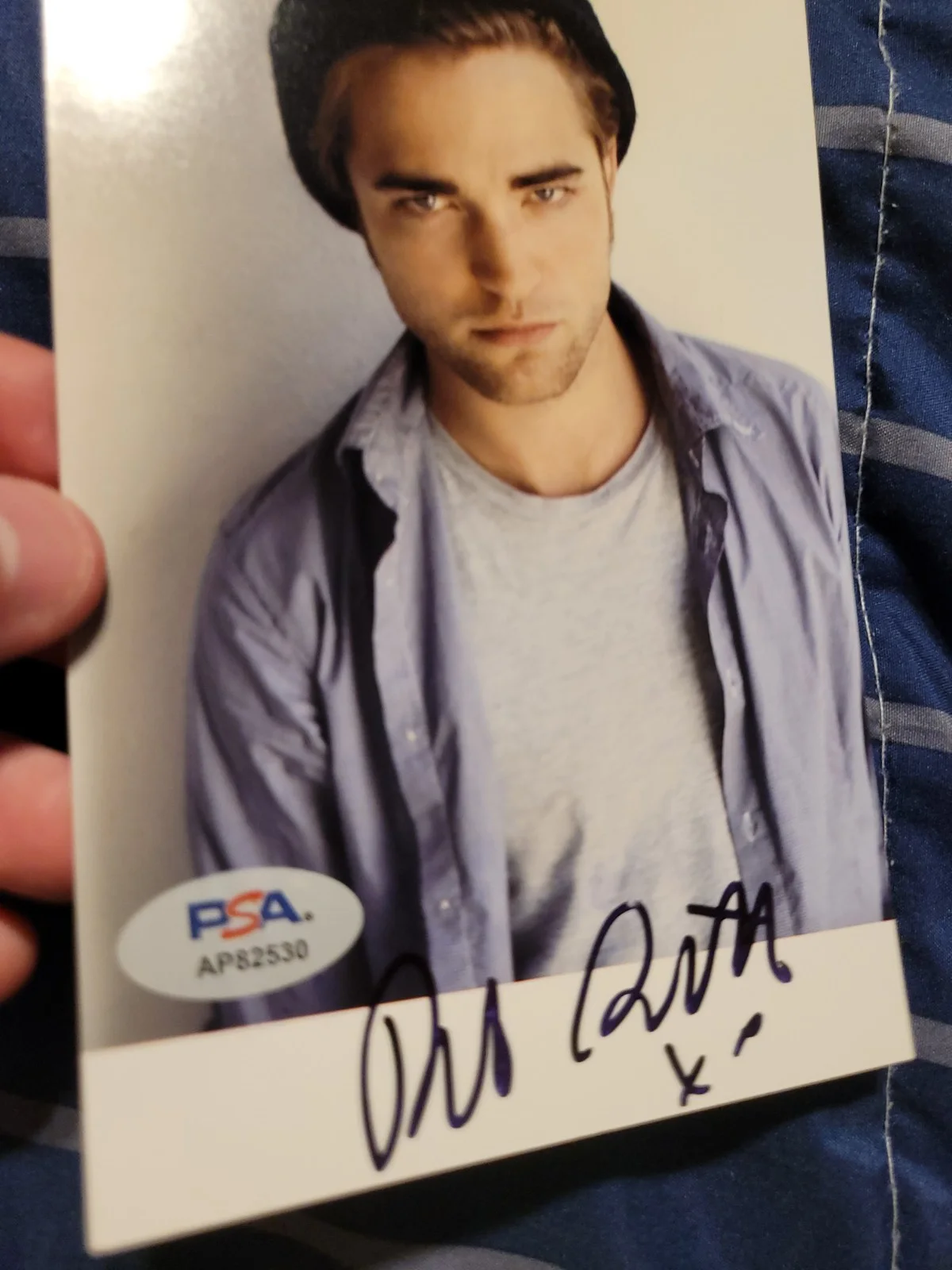 robert pattinson — Robert Pattinson Signed Autograph 4x6 PSA COA Full Signature! Batman Twilight, изображение 5