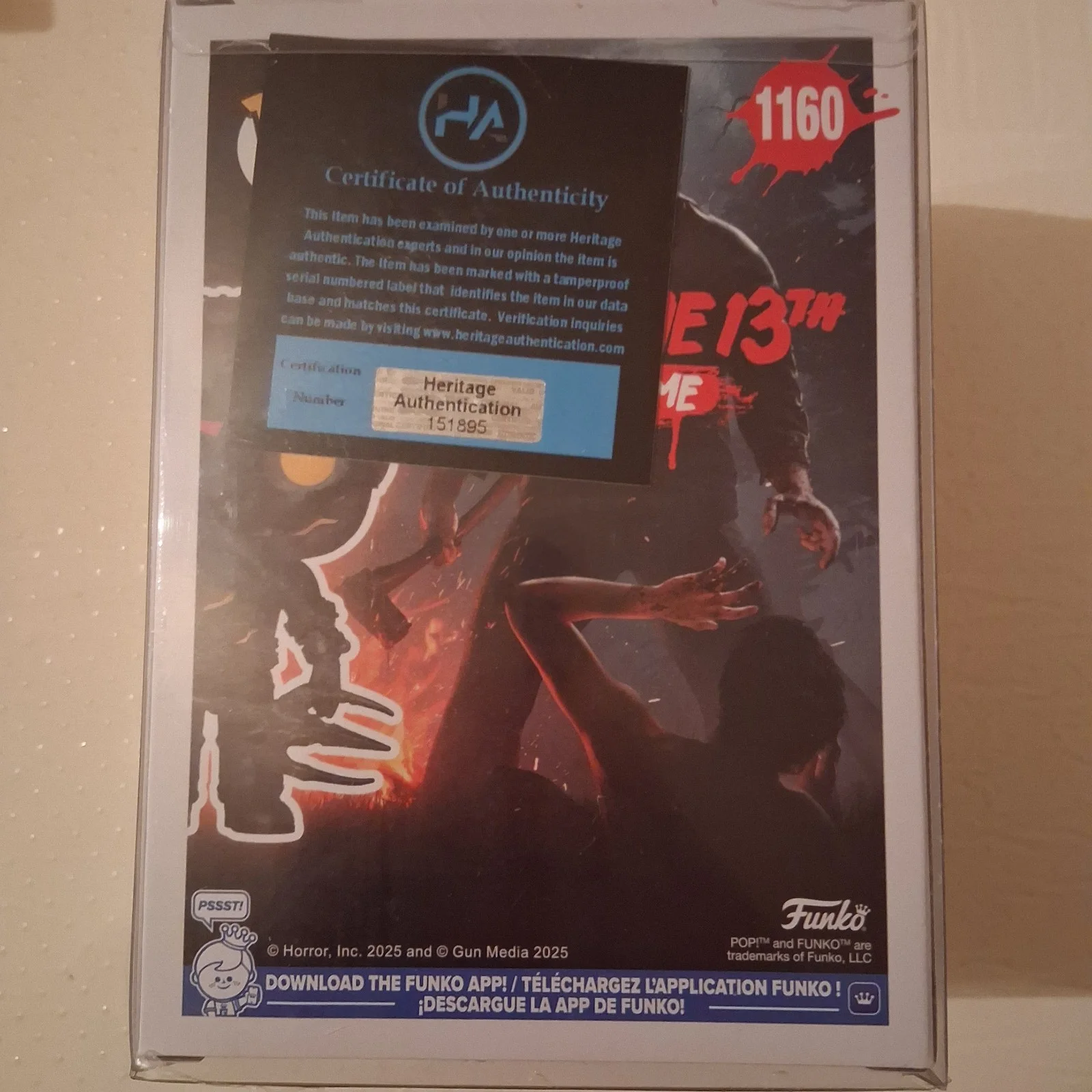 Ken Kirzinger — Ken Kirzinger SIGNED SAVINI JASON FUNKO POP FRIDAY THE 13TH AUTHENTICATED COA, image 4