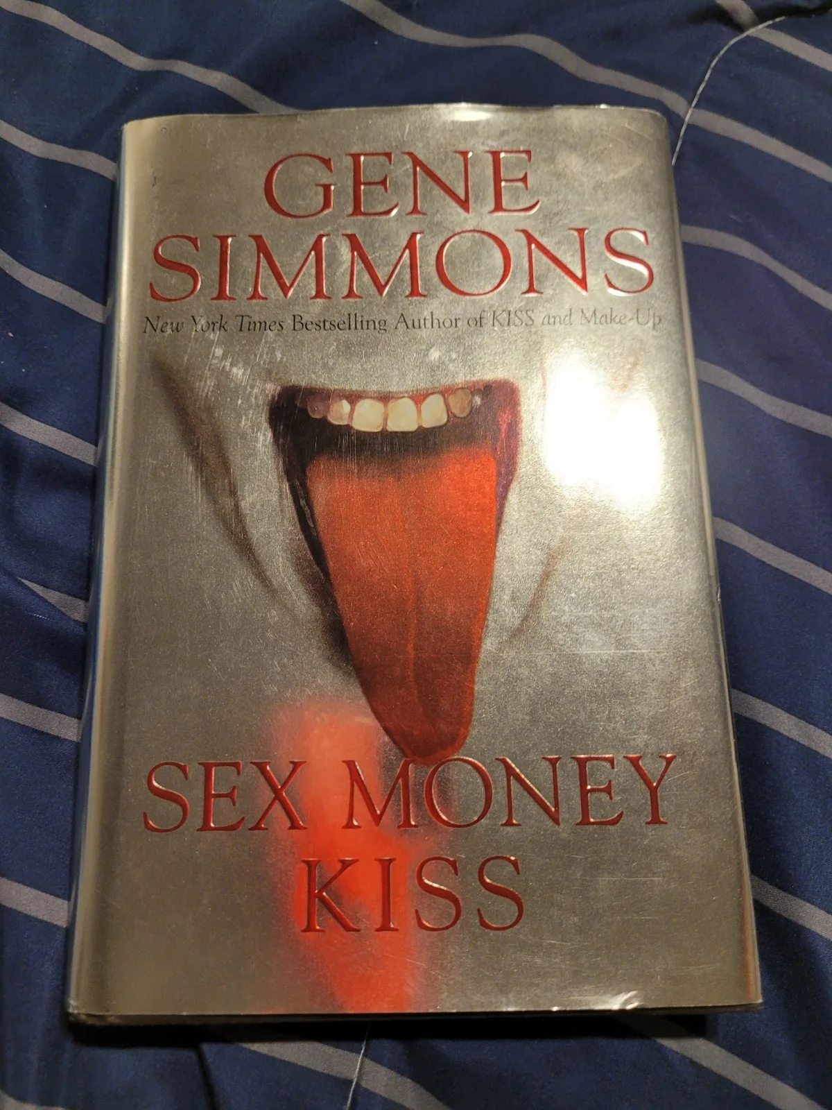 Gene Simmons Kiss Signed autograph Book PSA COA Sex Money Kiss Authentic, изображение 4