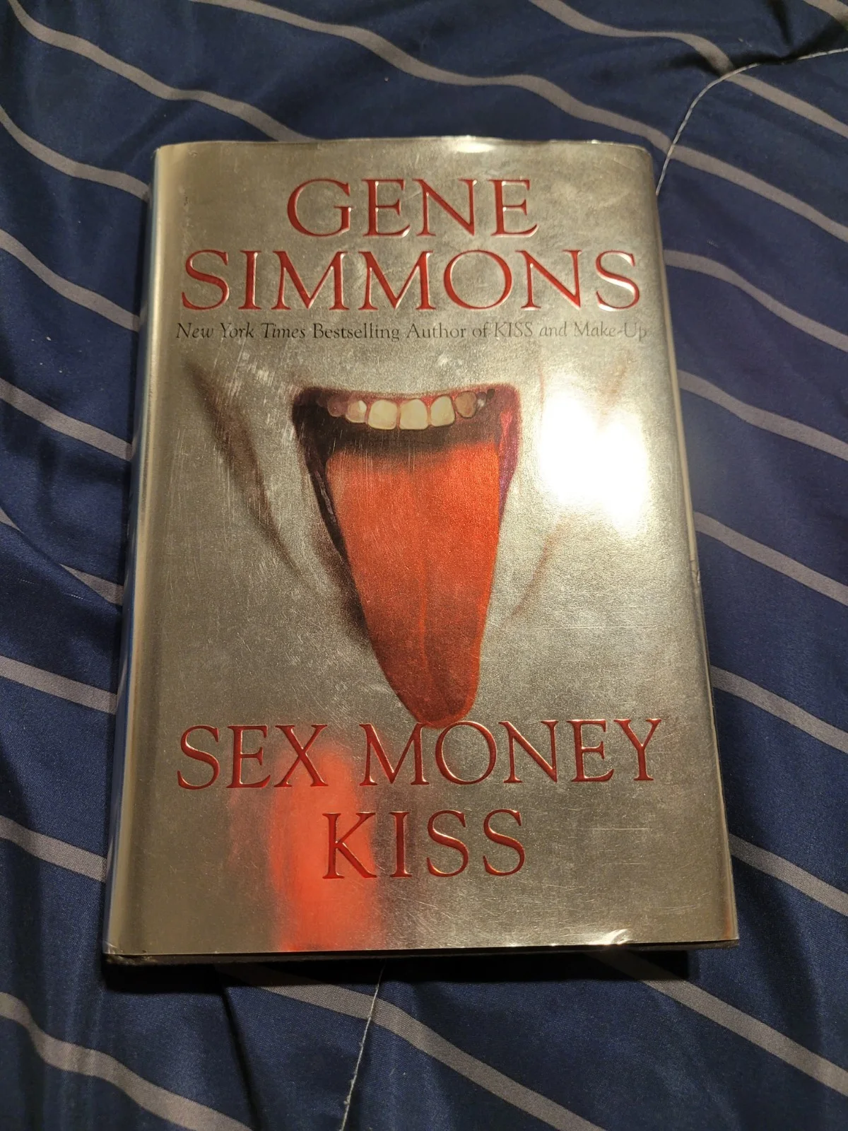 Gene Simmons Kiss Signed autograph Book PSA COA Sex Money Kiss Authentic, изображение 5