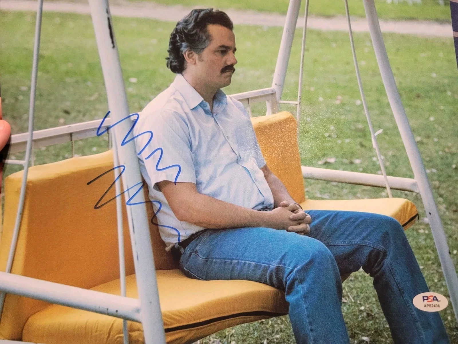 warner moura — Warner Moura Signed autograph 11x14 PSA COA Narcos Pablo Escobar Squad, image 3