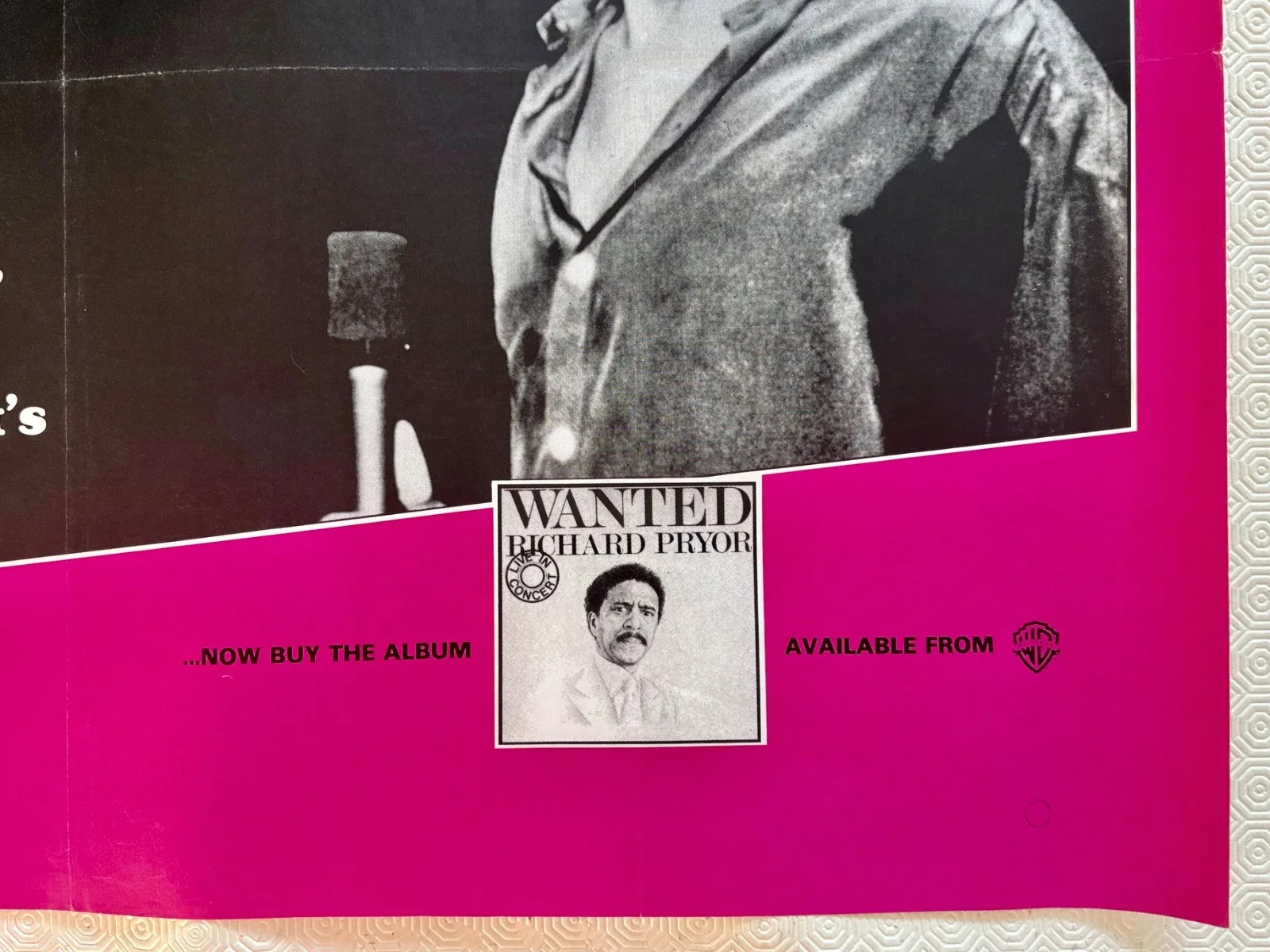 Richard Pryor Live In Concert Original 1979 Quad Poster, image 3