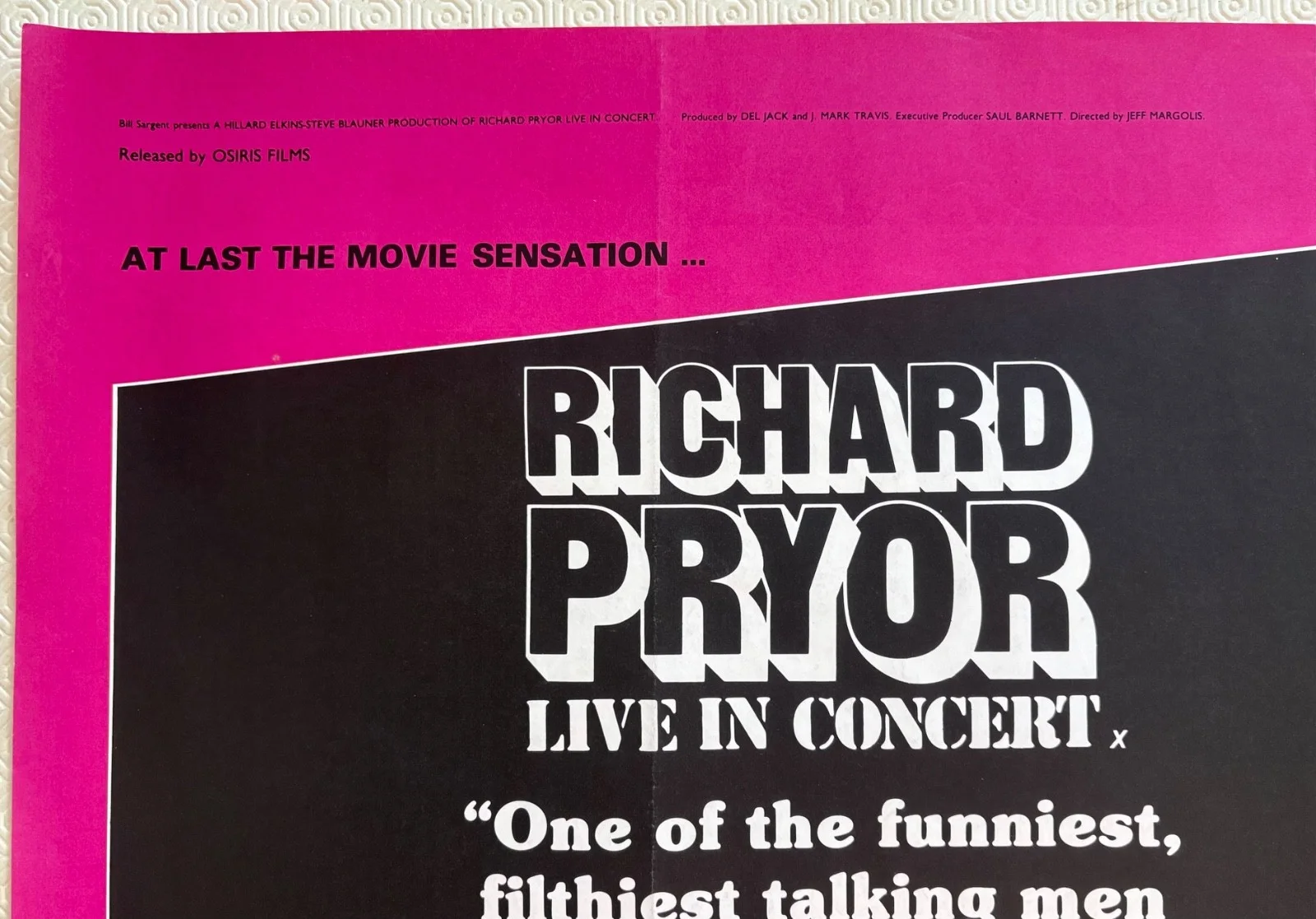 Richard Pryor Live In Concert Original 1979 Quad Poster, image 5