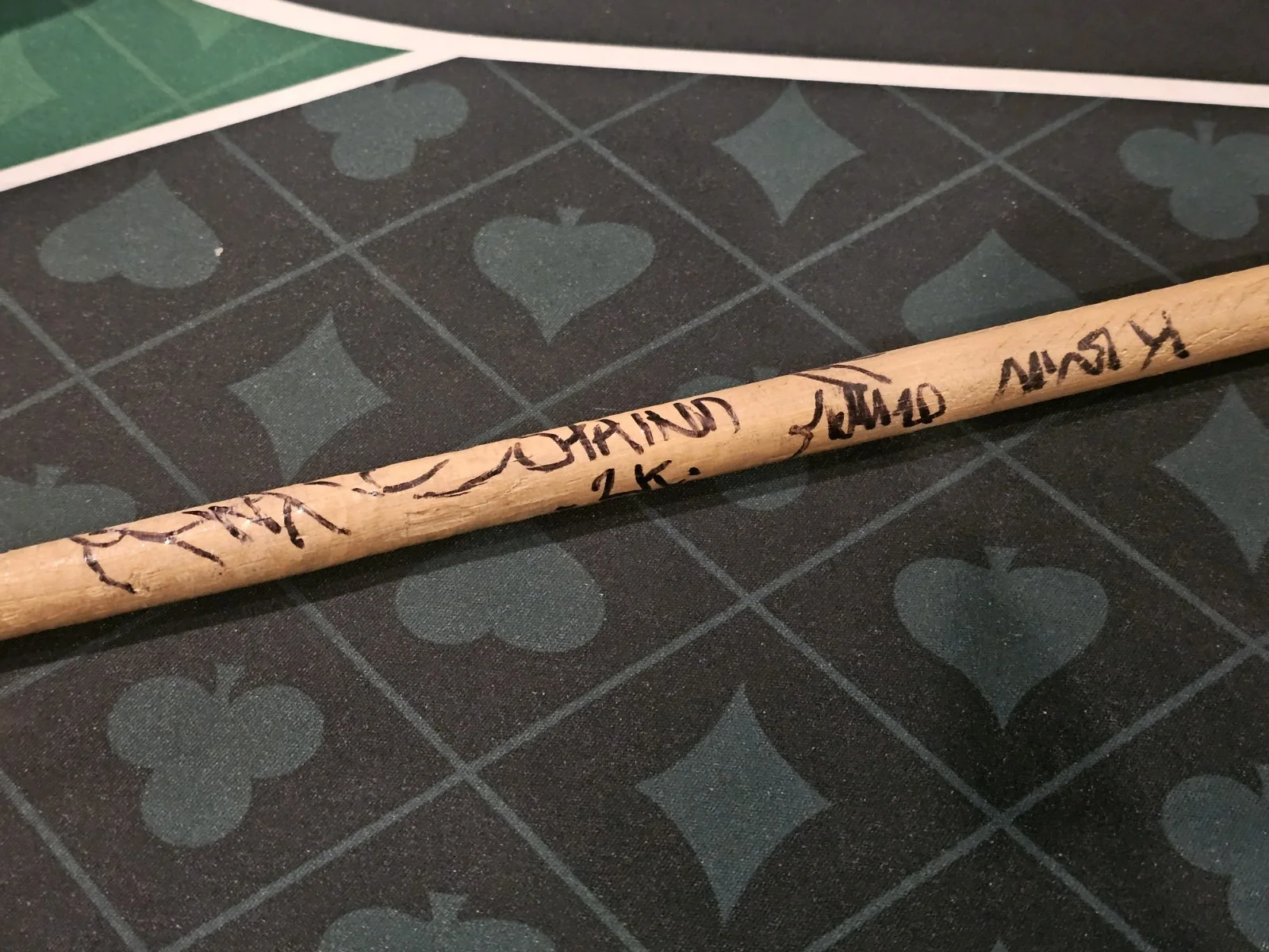 Jon Wysocki Staind Drumstick From 2000 Played Live & Signed Auto By Entire Band, image 2