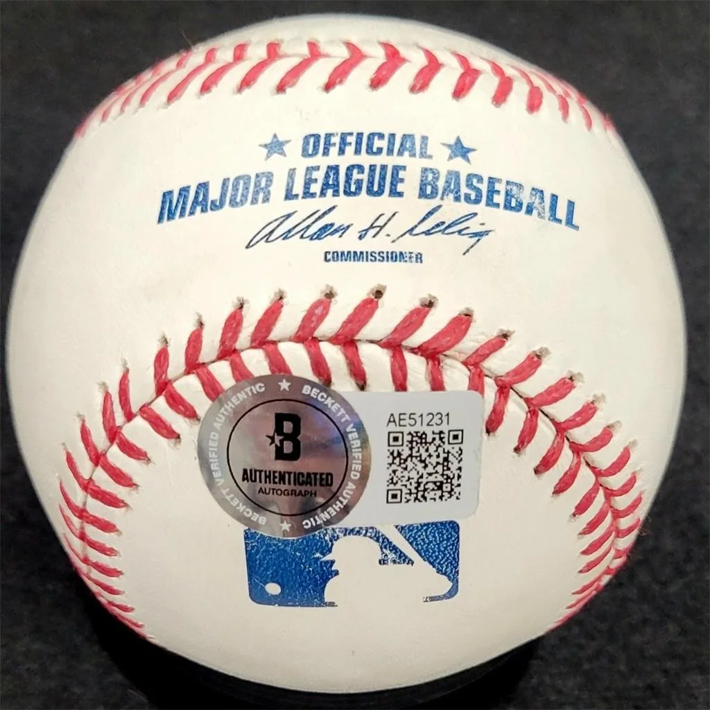 Dr. Dre signed MLB Baseball (RARE Ballpoint Pen autograph) NWA ~ Beckett BAS, изображение 2
