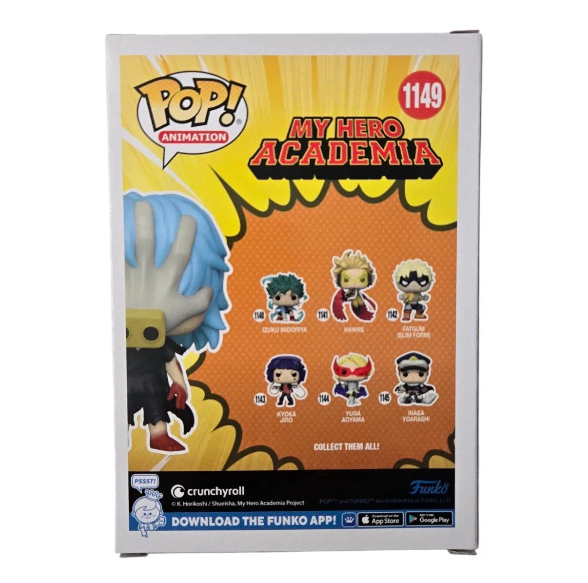 Eric Vale — Tomura Shigaraki Signed Funko Pop My Hero Academia Eric Vale Autograph JSA COA 3, image 3