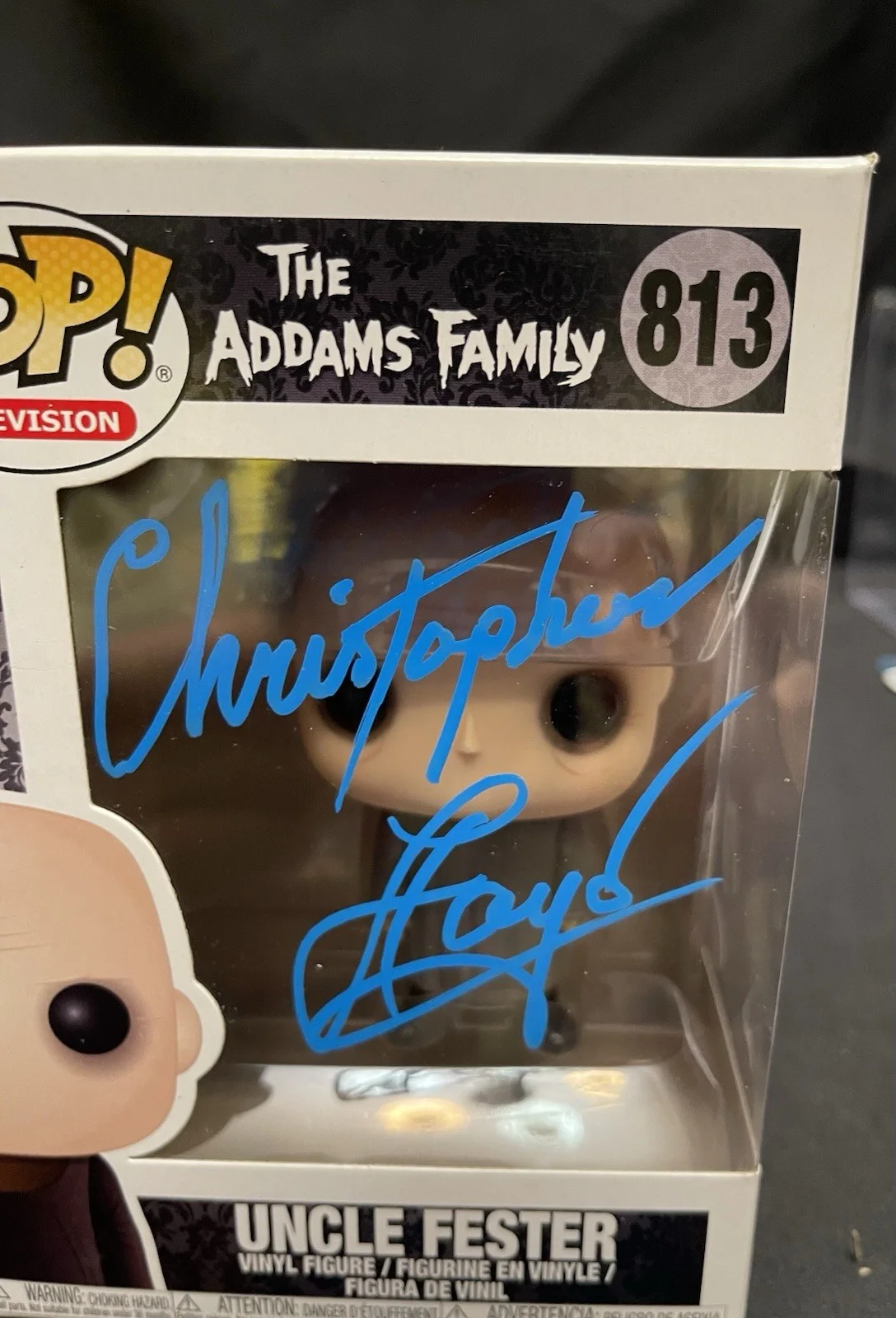 Christopher Lloyd — Christopher Lloyd Autographed Funko Pop Uncle Fester 813 Addams Family JSA, image 2