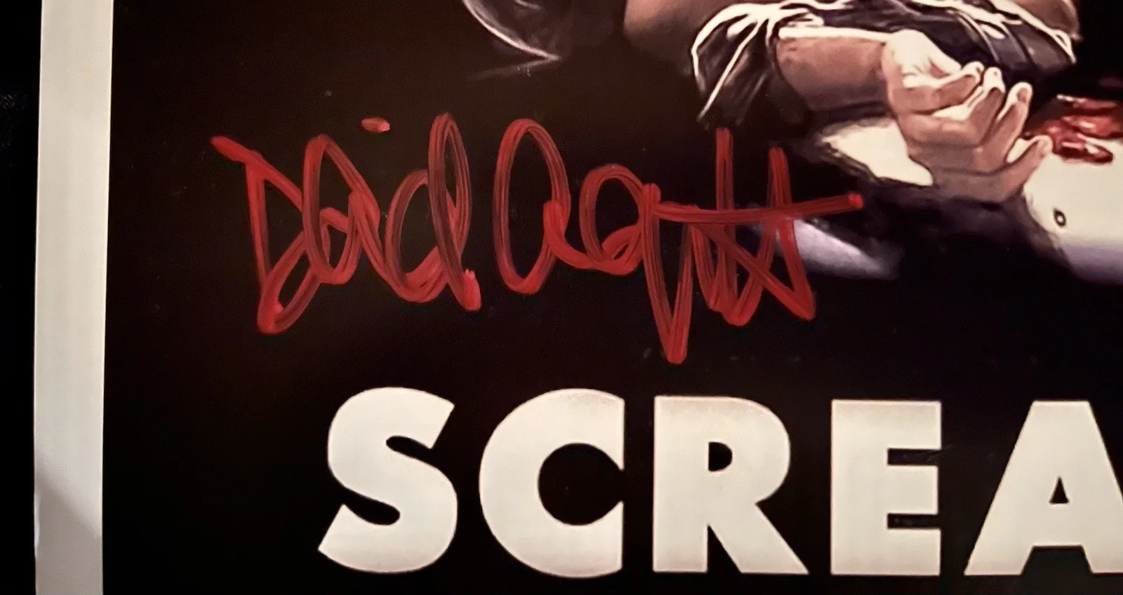Matthew Lillard Skeet Ulrich, Roger L Jackson, David Arquette — Scream cast +5 Signed Autographed 11x17 JSA Neve Skeet Jackson Madison, image 4