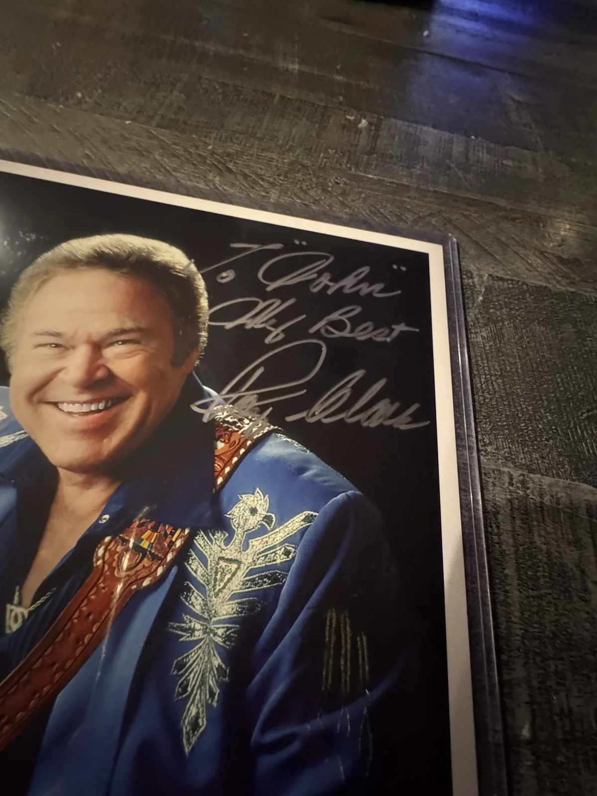Roy Clark — Roy Clark Signed 8x10 Photo - Country Singer Hee Haw Personalized COA, изображение 2
