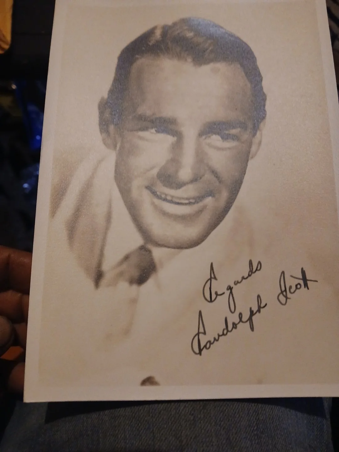 Randolph Scott — Autographed Photo of Hollywood Legend Randolph Scott, image 3