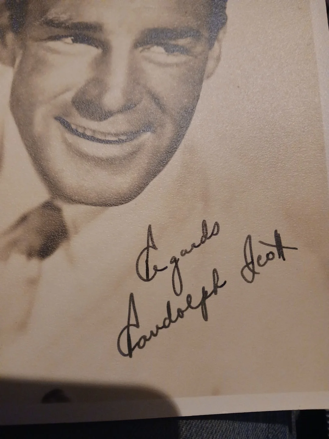 Randolph Scott — Autographed Photo of Hollywood Legend Randolph Scott, image 4