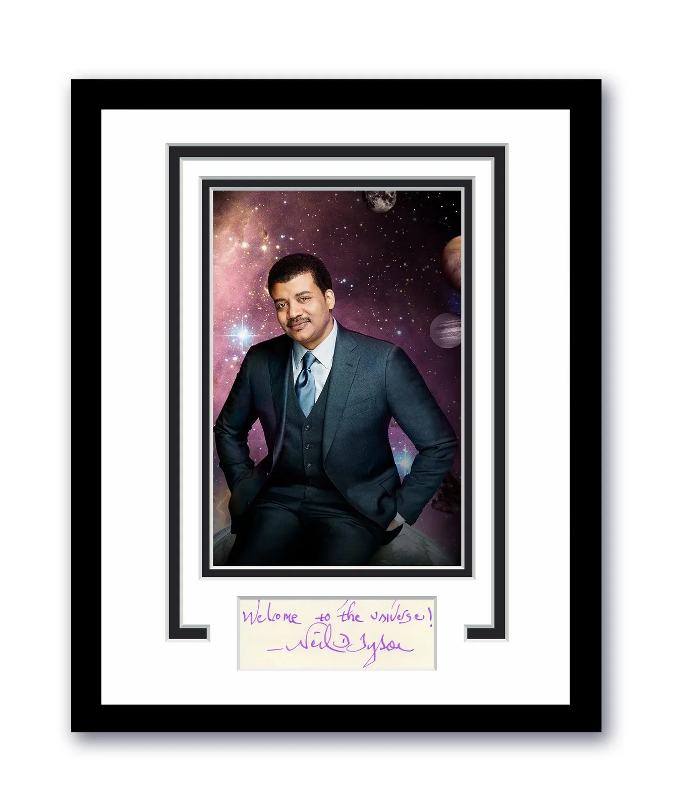 Neil deGrasse Tyson — Neil deGrasse Tyson Autographed Signed 11x14 Framed Photo RARE INSCRIPTION ACOA