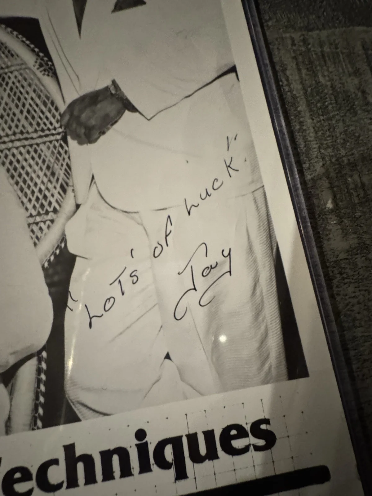 Jay Proctor from Jay & the Techniques Autographed 8x10 Photo Signed to --- COA, image 2