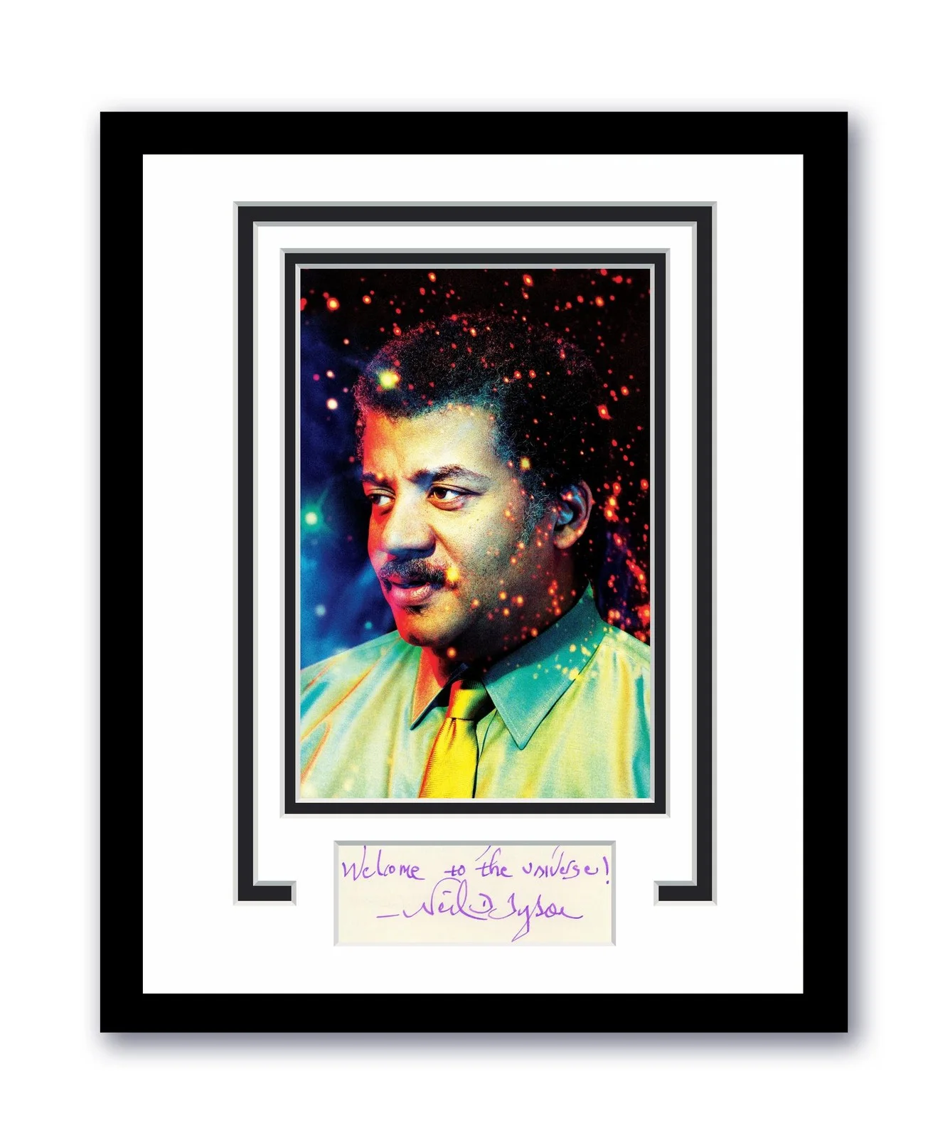 Neil deGrasse Tyson — Neil deGrasse Tyson Autographed Signed 11x14 Framed Photo RARE INSCRIPTION ACOA