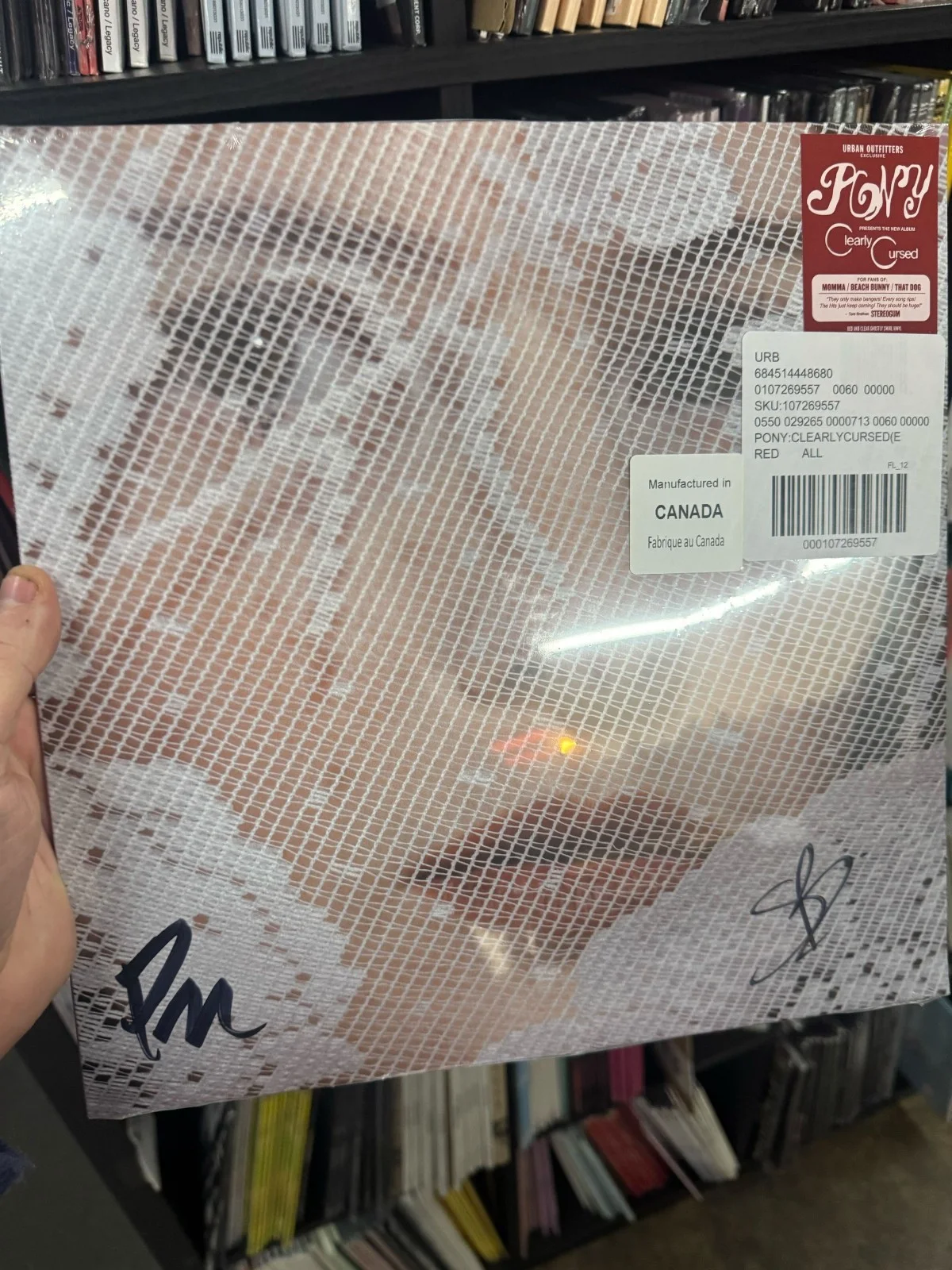 PONY - Clearly Cursed Signed Exclusive Red Clear Vinyl, image 2