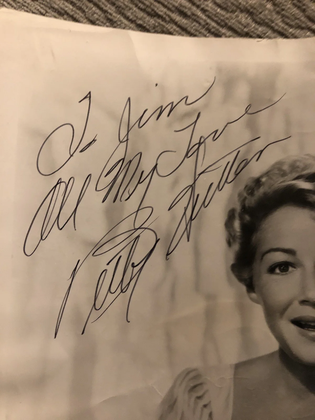 BETTY HUTTON VINTAGE 1940's 50's 60's MOVIE STAR ACTRESS VINTAGE SIGNED PHOTO, изображение 2