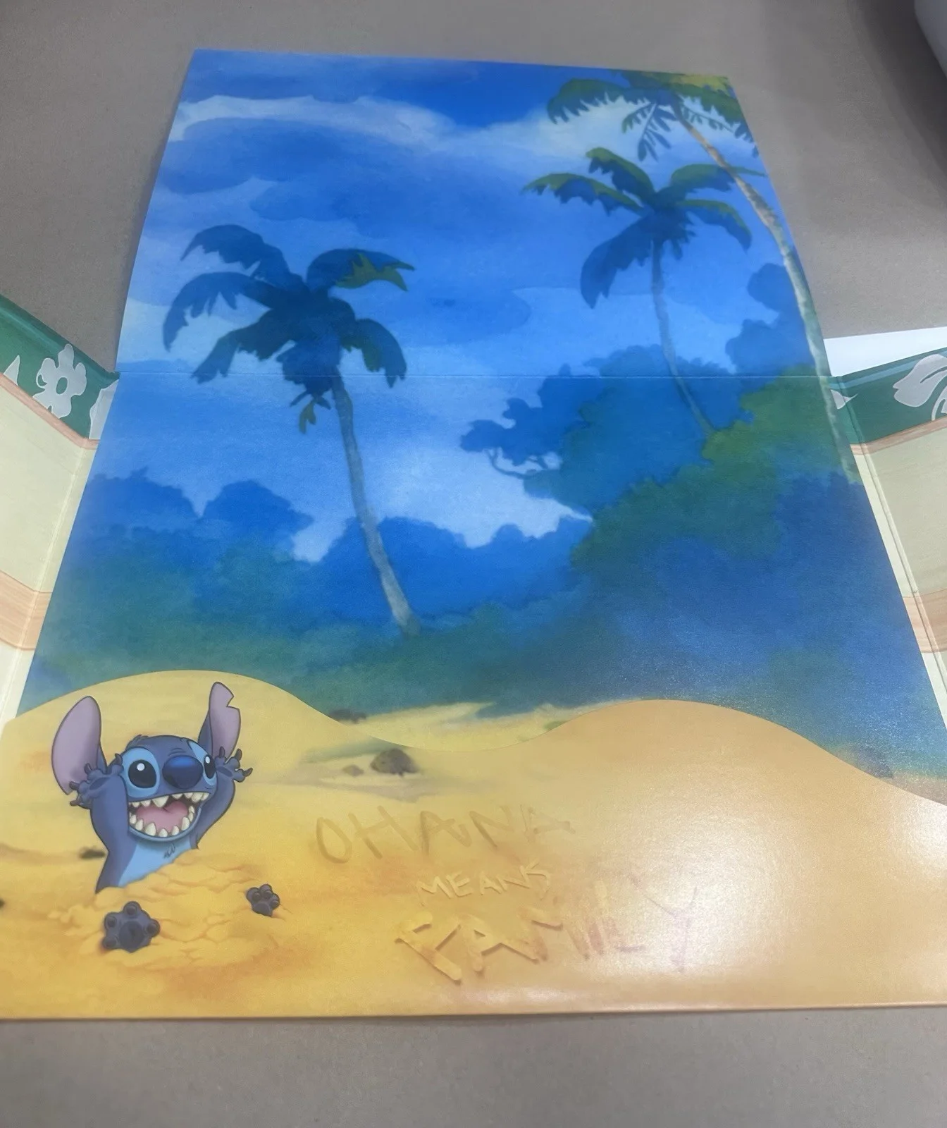 Not signed — Disney Store Chris Sanders 11x14 Lithograph Set Lilo & Stitch, изображение 5