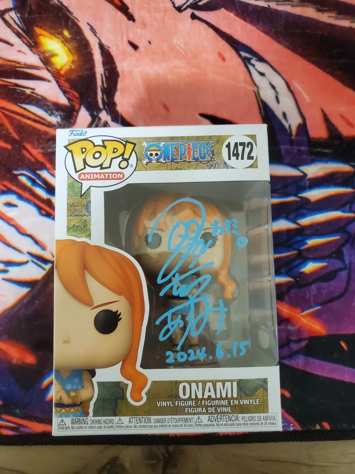 Nami Signed By Akemi Okamura JSA, image 2