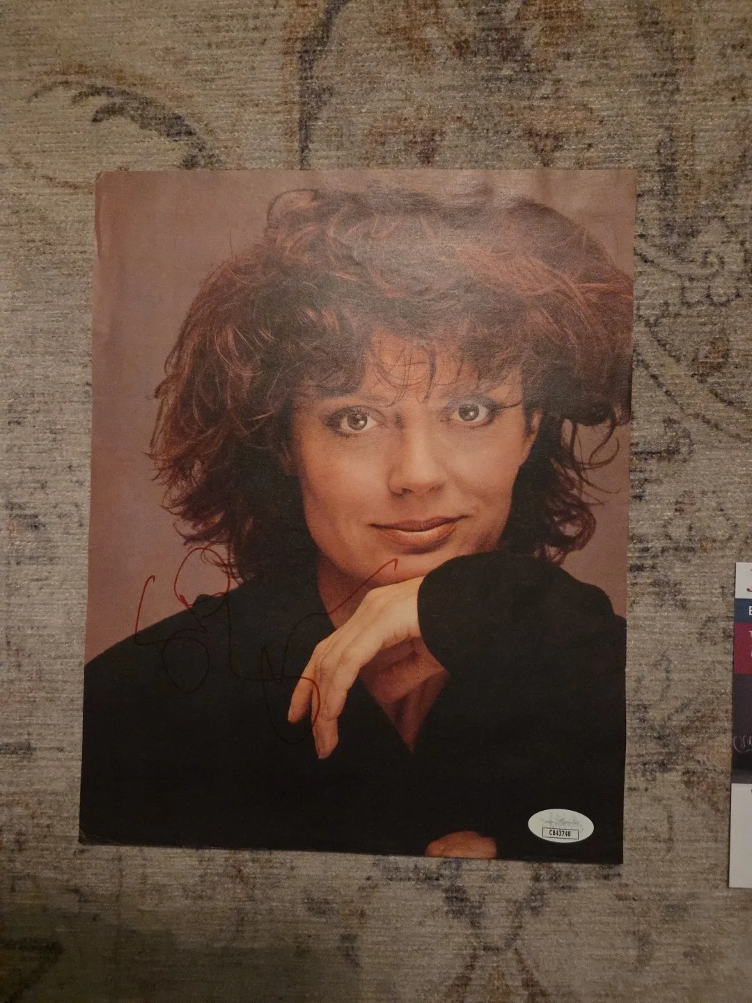 Susan Sarandon Signed 8.5 x 11 Picture Autographed Auto COA JSA CB43748, изображение 3