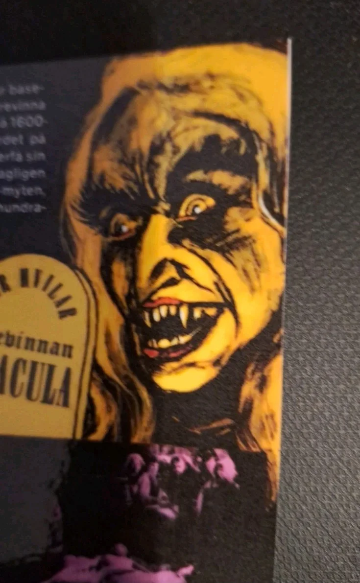 VINTAGE "Countess Dracula" 1970 UK Film Release Poster Fine Art Modern Postcard, image 4