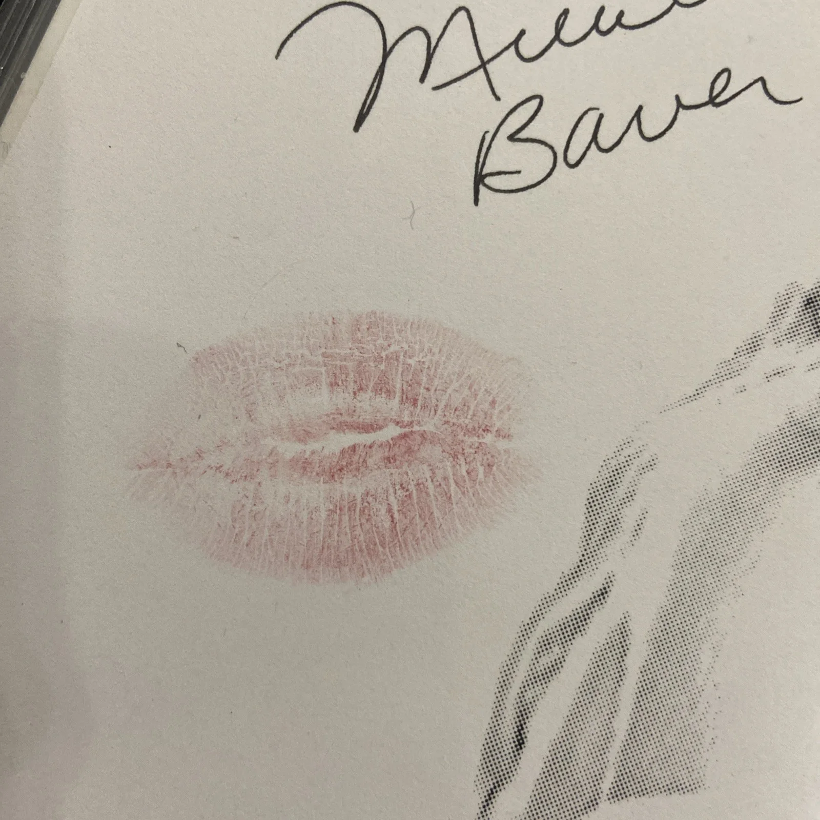 Michelle Bauer — Michelle Bauer "Hollywood Chainsaw Hookers" AUTOGRAPH Signed 8x10 Printout - Lip, image 2