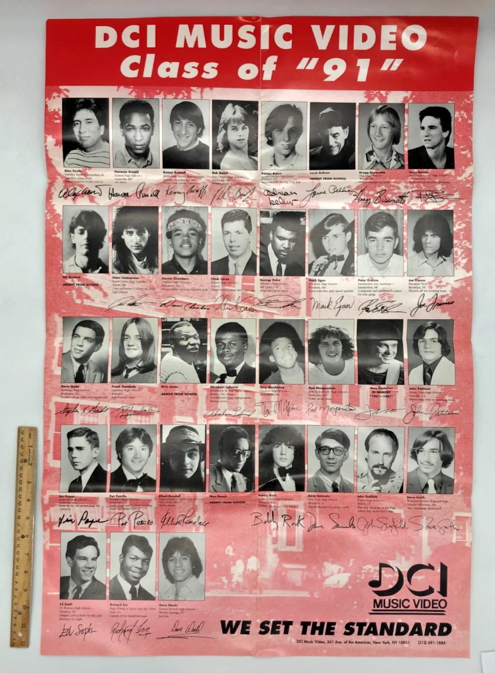 24x36 DCI Music Class of 91 Poster Bellson Chambers Corea Gadd Rock Weckyl Other, изображение 2