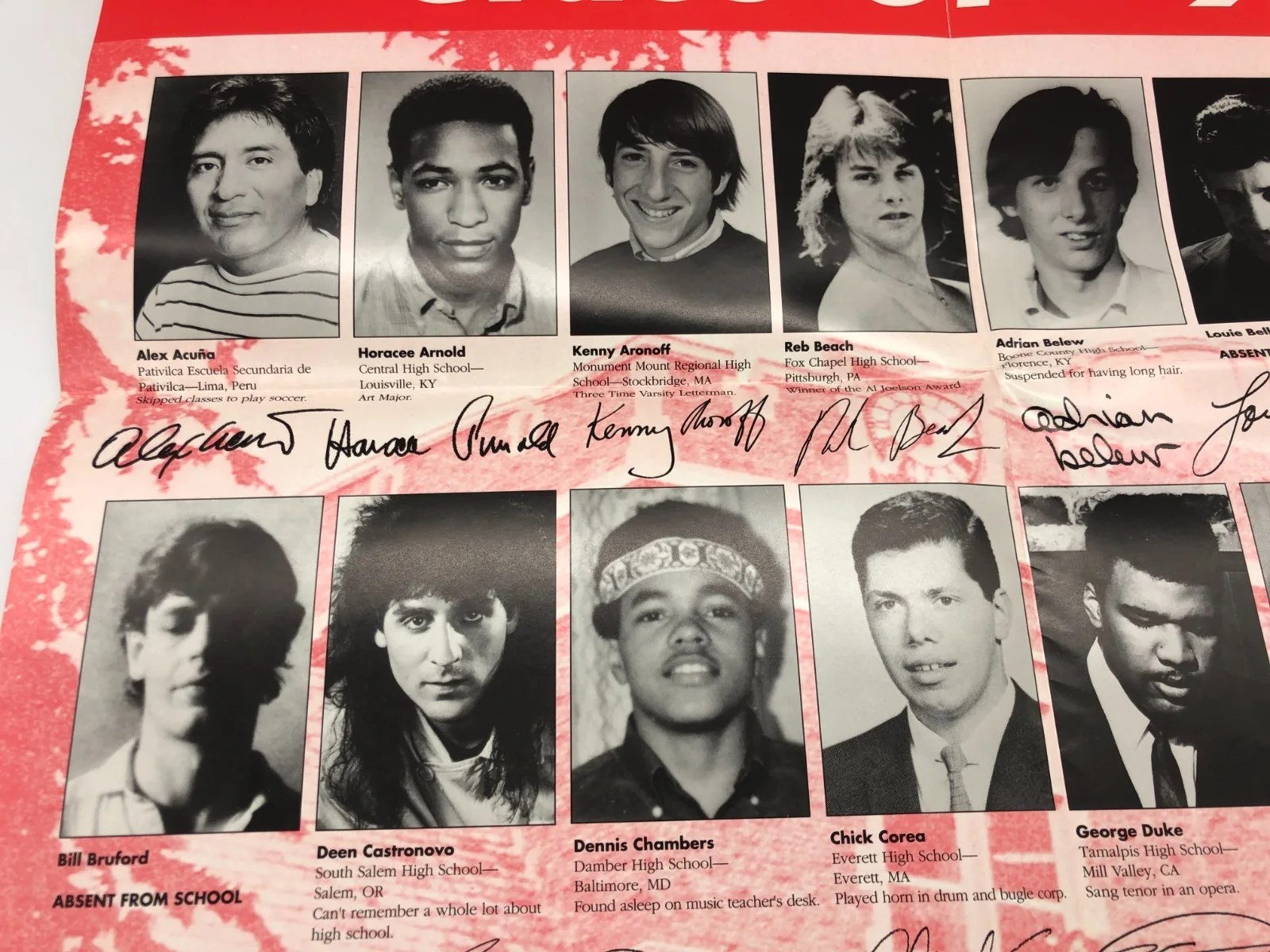24x36 DCI Music Class of 91 Poster Bellson Chambers Corea Gadd Rock Weckyl Other, изображение 3