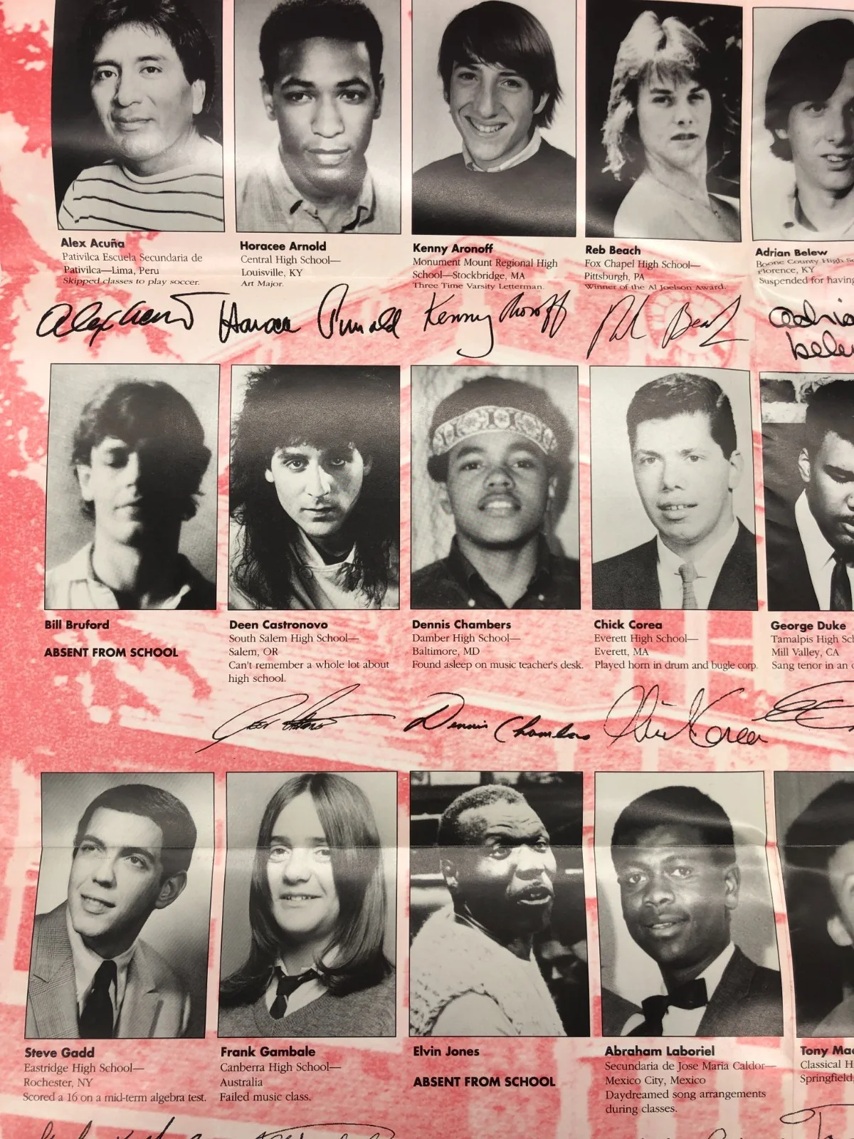 24x36 DCI Music Class of 91 Poster Bellson Chambers Corea Gadd Rock Weckyl Other, изображение 4